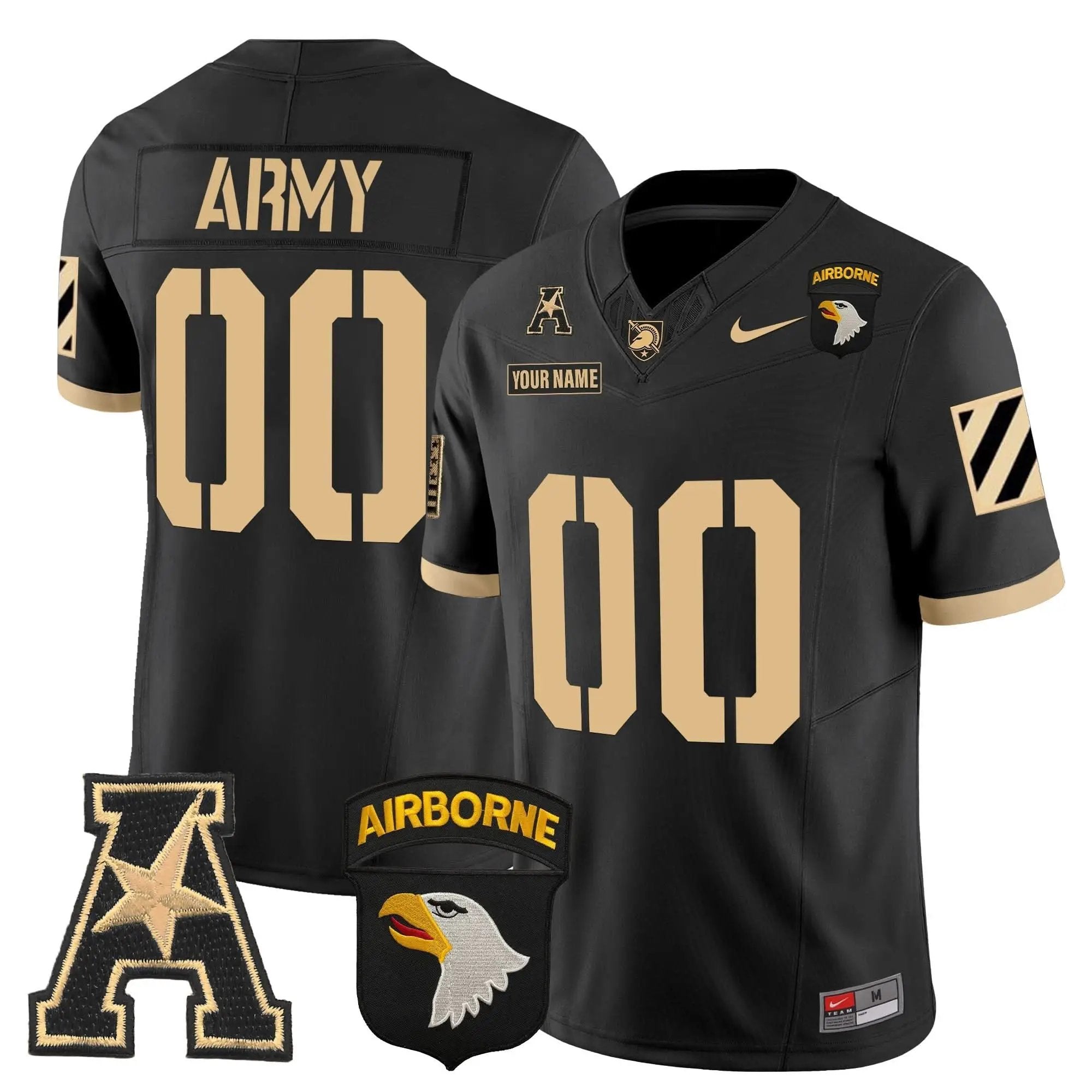 ABK 101st Airborne Division Patch 2024 Vapor Limited Custom Jersey V3 by Army Black Knights