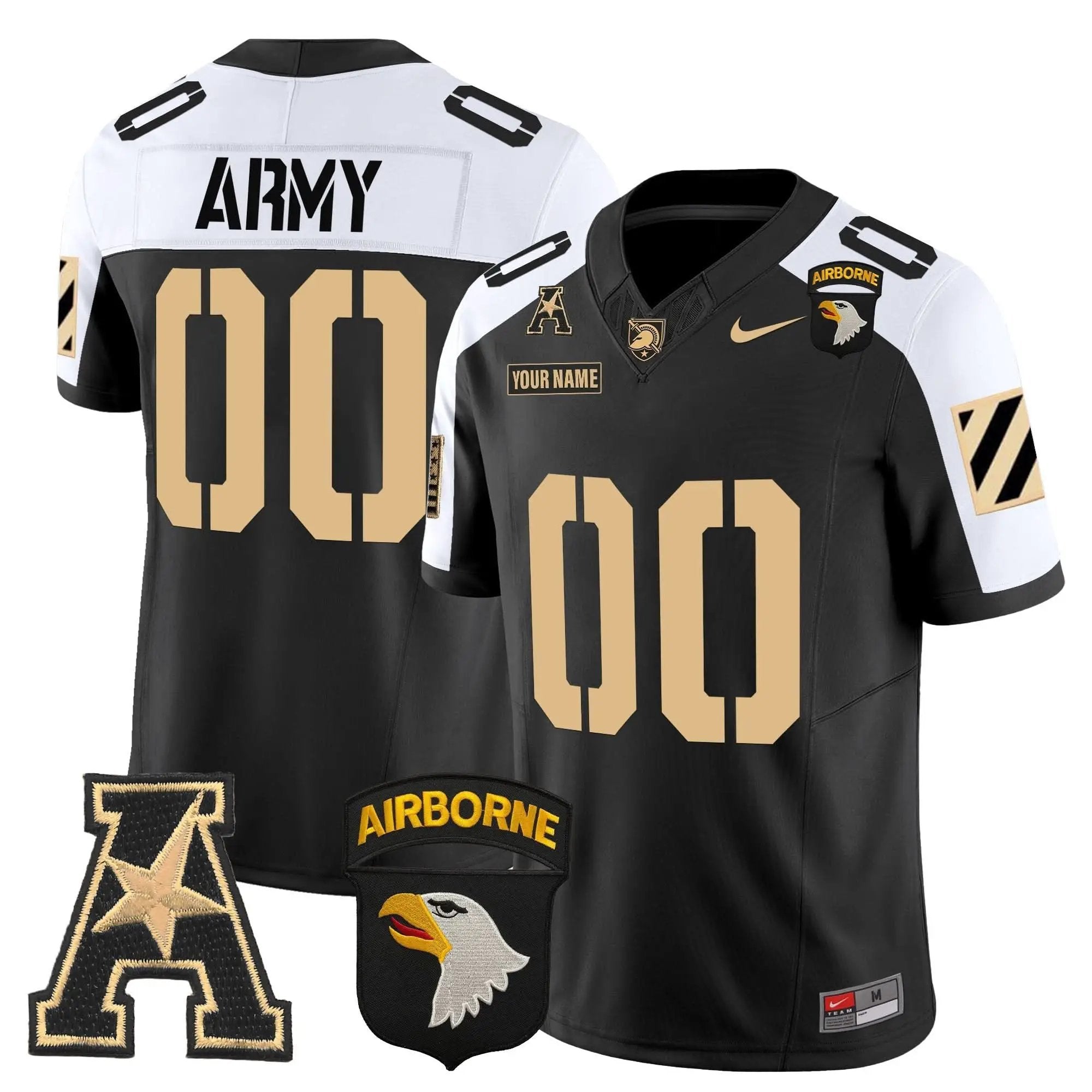 ABK 101st Airborne Division Patch 2024 Vapor Limited Custom Jersey V3 by Army Black Knights