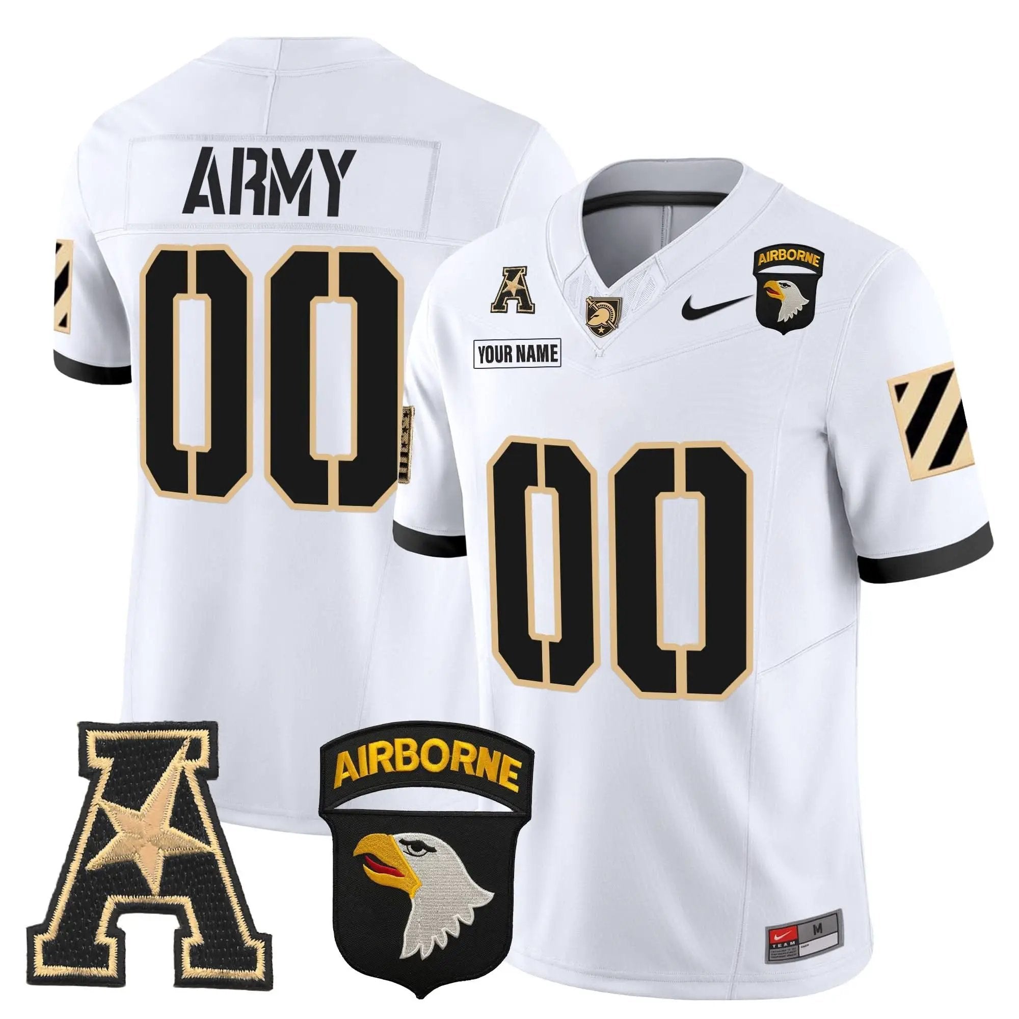 ABK 101st Airborne Division Patch 2024 Vapor Limited Custom Jersey V3 by Army Black Knights