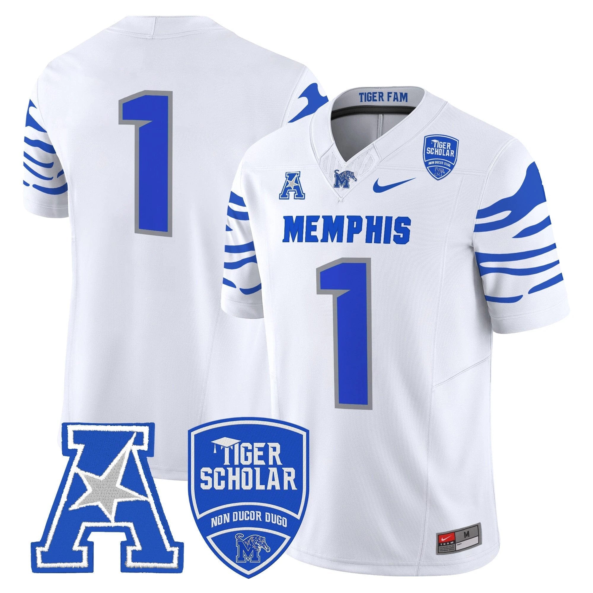 Memphis Tigers 2025 Vapor Limited Jersey - All Stitched by Memphis Tigers