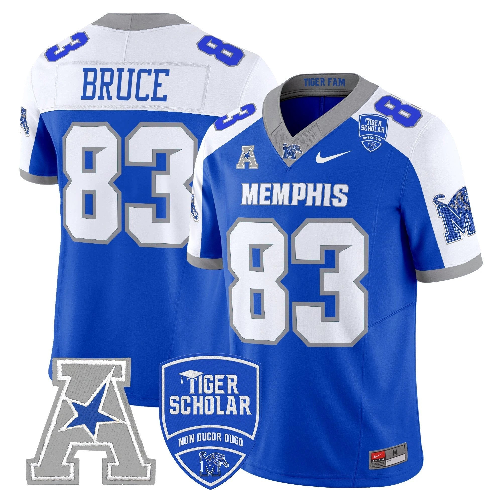 Memphis Tigers 2025 Vapor Limited Jersey - All Stitched by Memphis Tigers