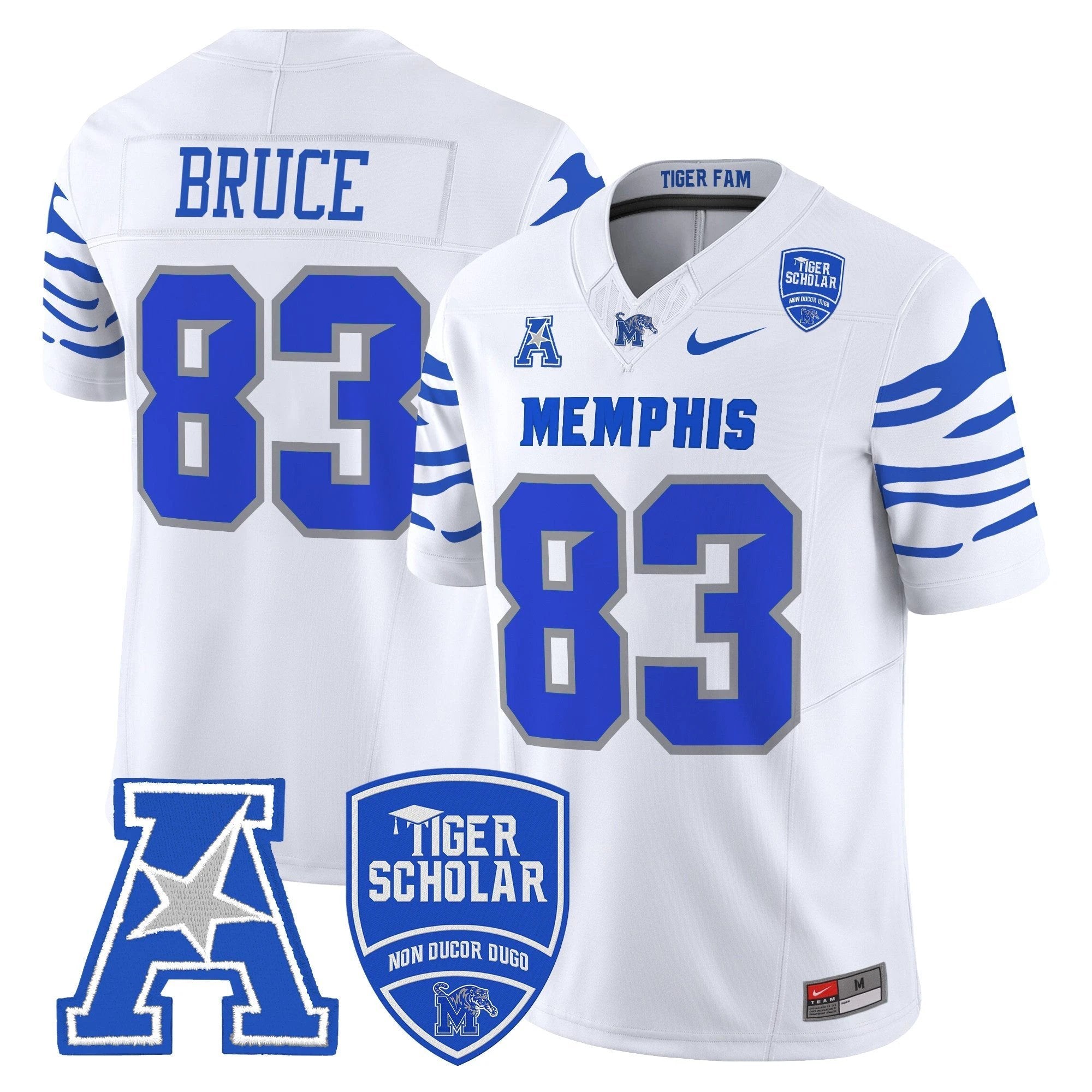 Memphis Tigers 2025 Vapor Limited Jersey - All Stitched by Memphis Tigers