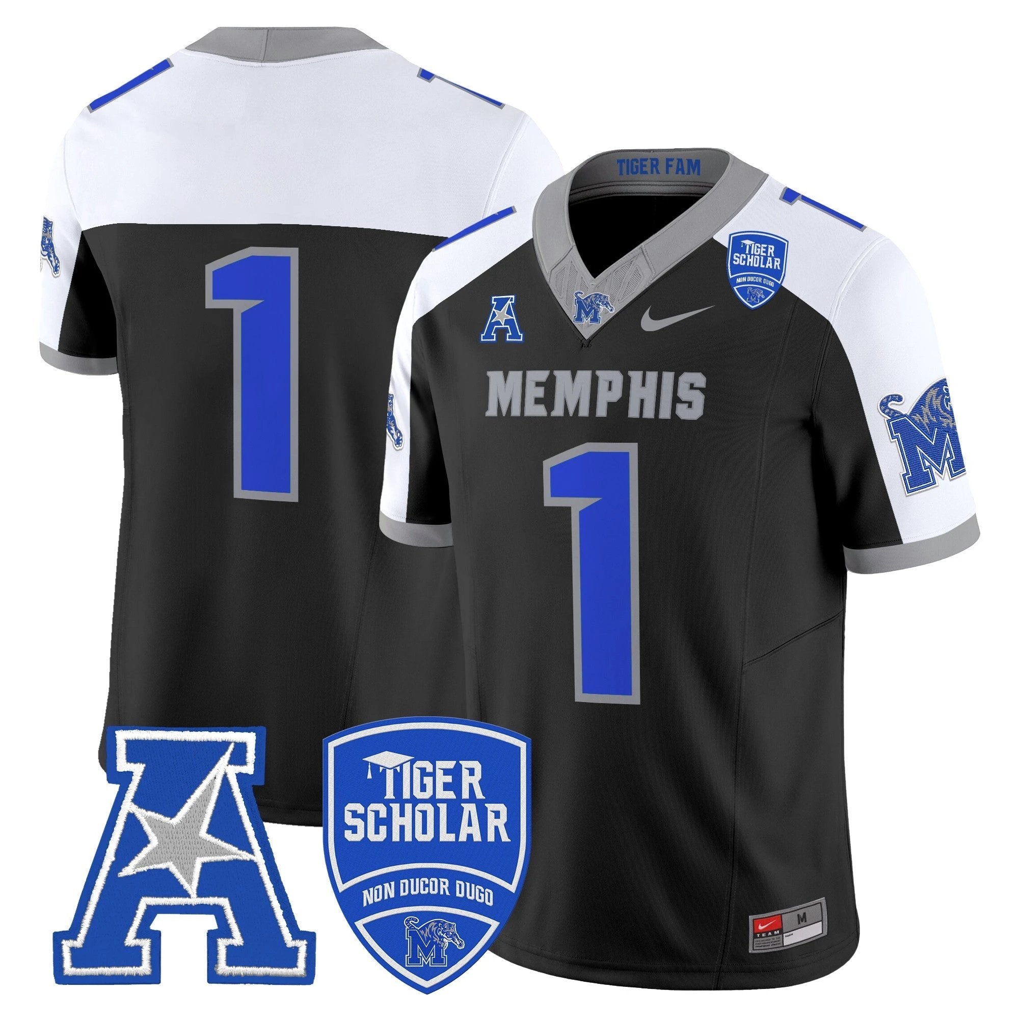 Memphis Tigers 2025 Vapor Limited Jersey - All Stitched by Memphis Tigers