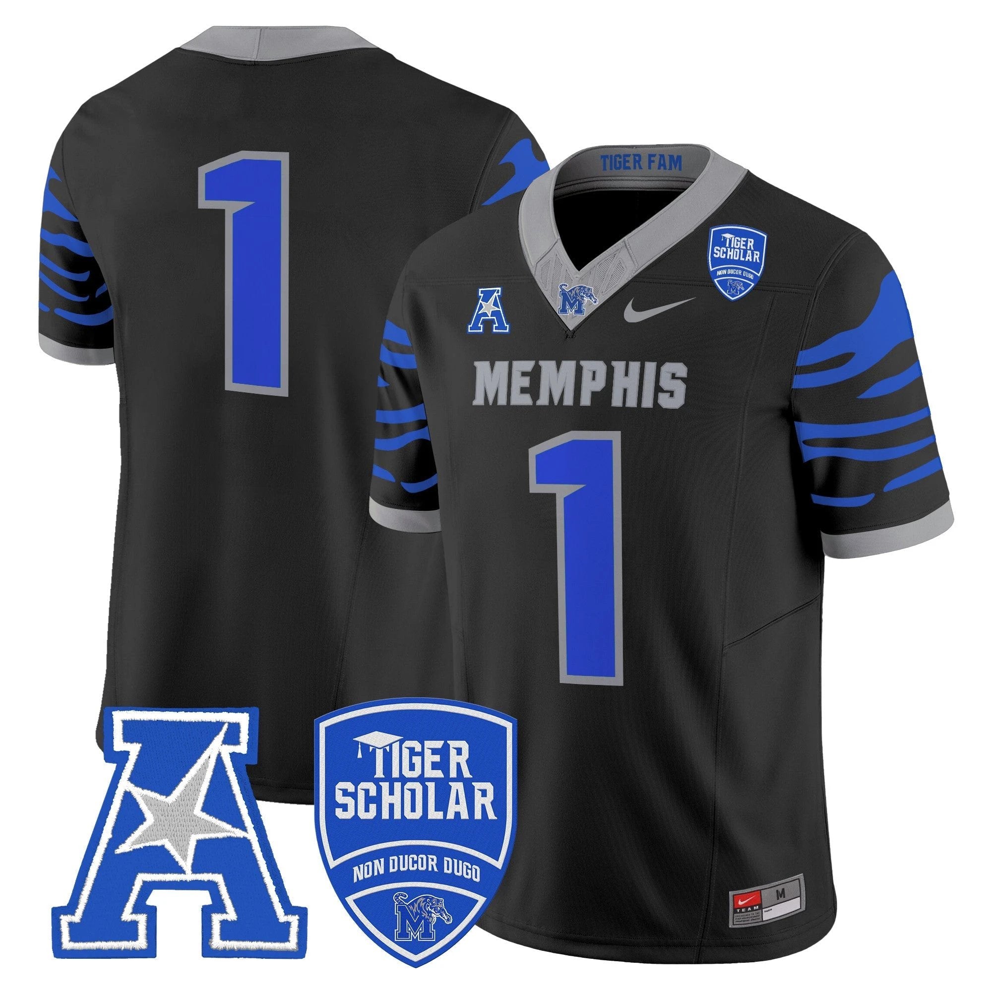 Memphis Tigers 2025 Vapor Limited Jersey - All Stitched by Memphis Tigers