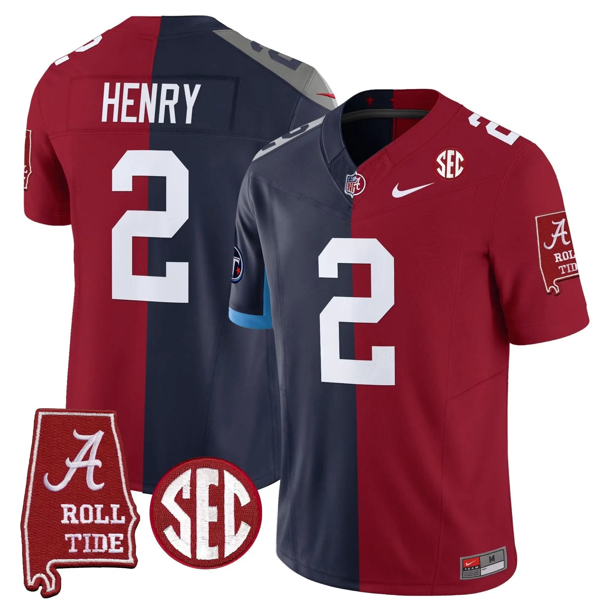 ACT Split Vapor Limited Jersey by Alabama Crimson Tide
