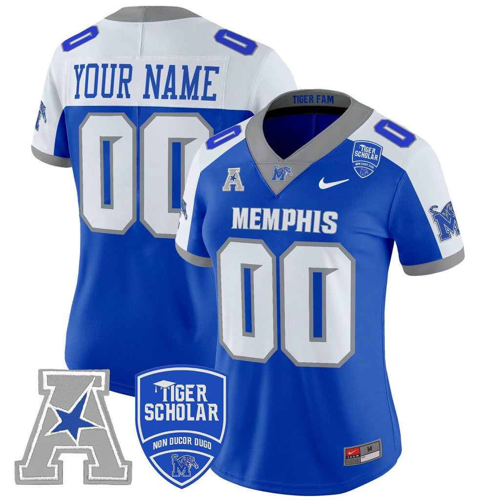 Memphis Tigers 2025 Vapor Limited Custom Jersey - All Stitched by Memphis Tigers