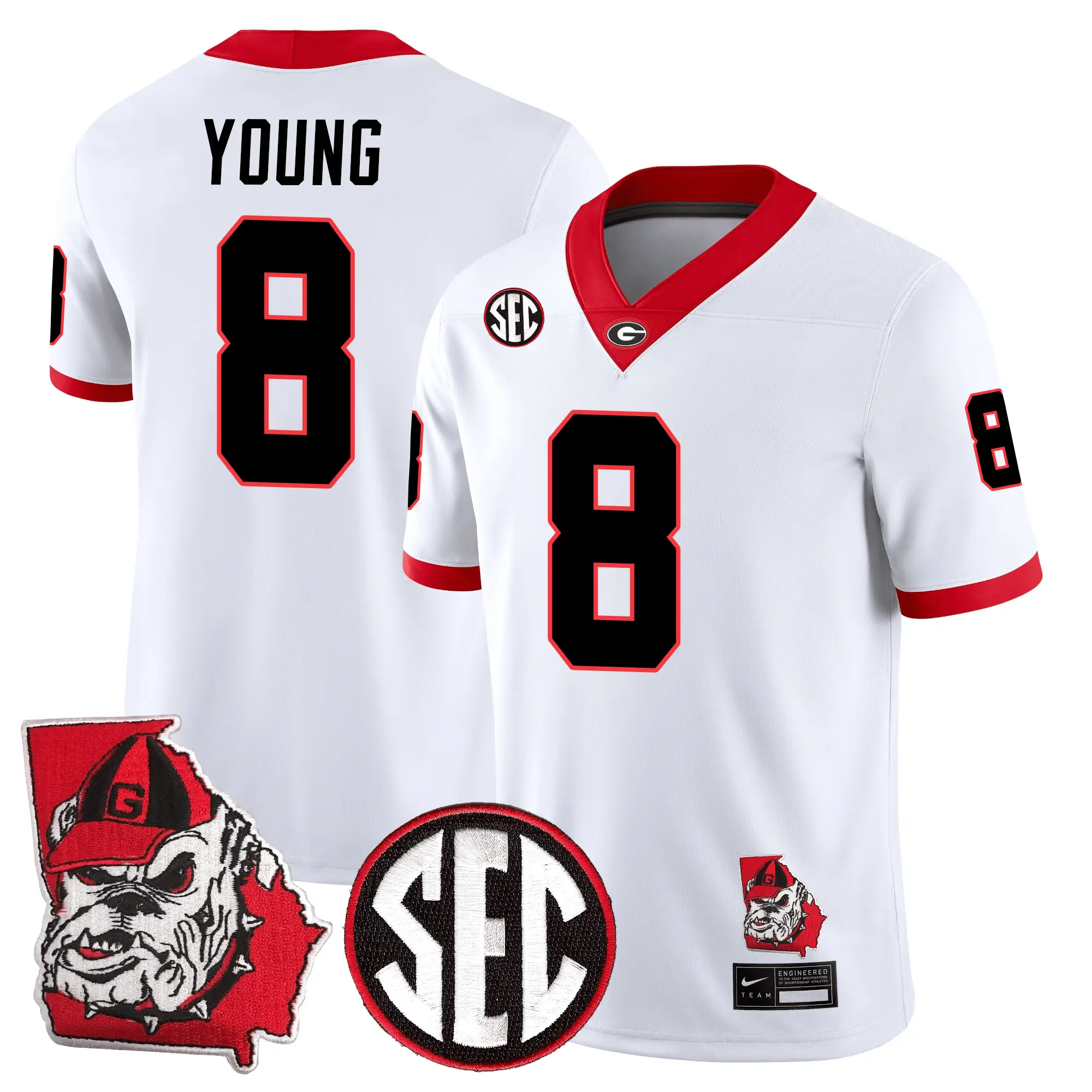 GB Football 24/25 Jersey - Georgia State Map Patch by Sundaygearus