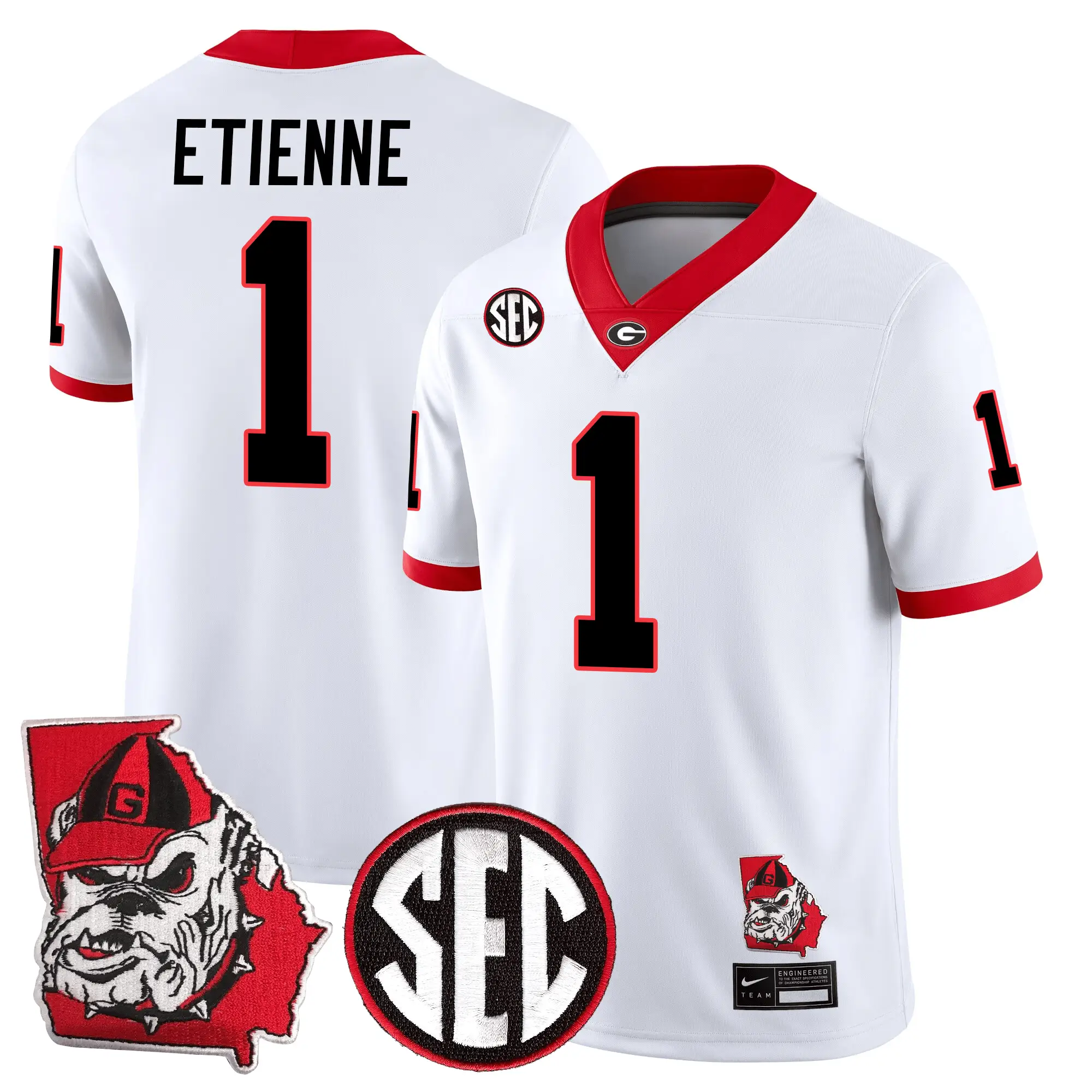 GB Football 24/25 Jersey - Georgia State Map Patch by Sundaygearus