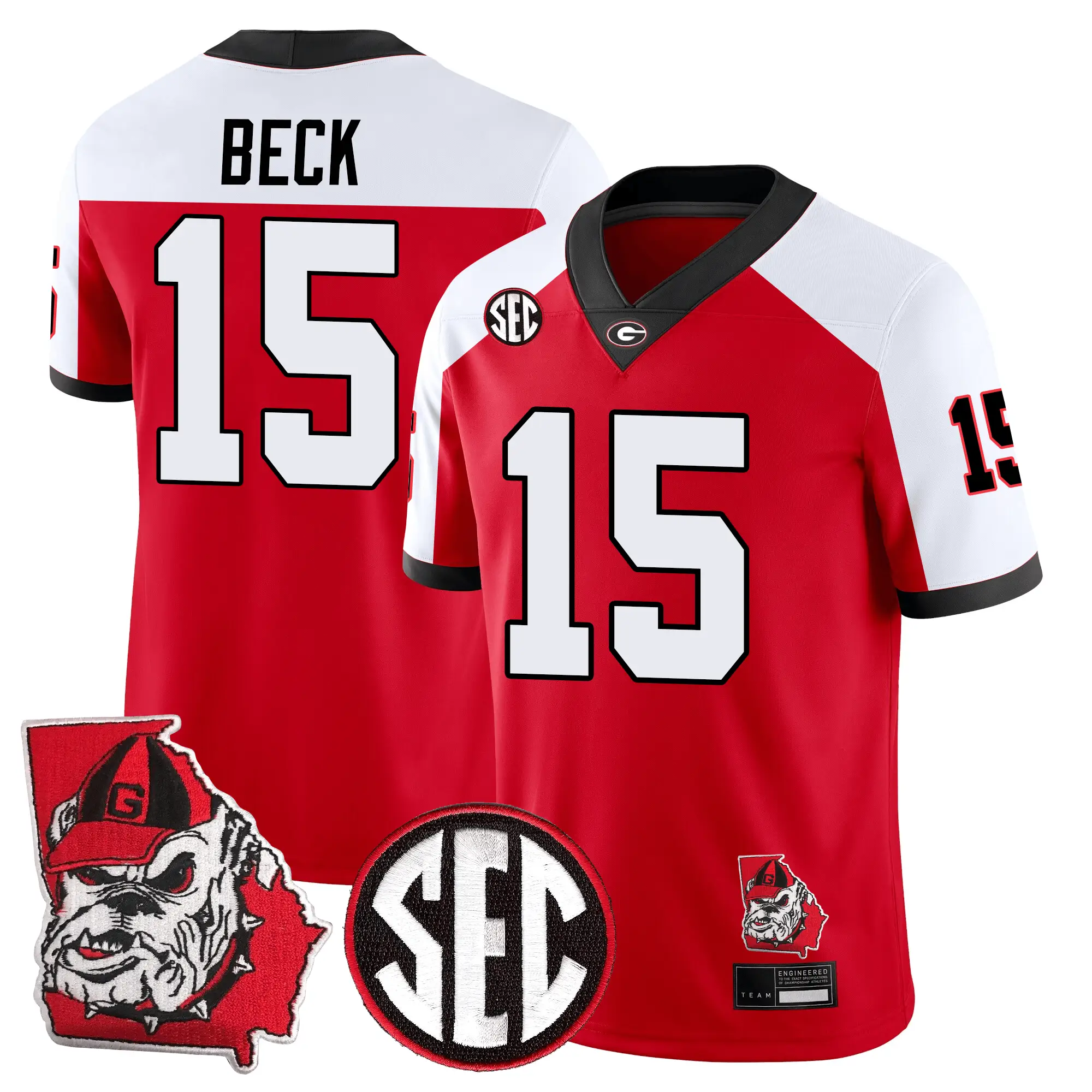 GB Football 24/25 Jersey - Georgia State Map Patch by Sundaygearus
