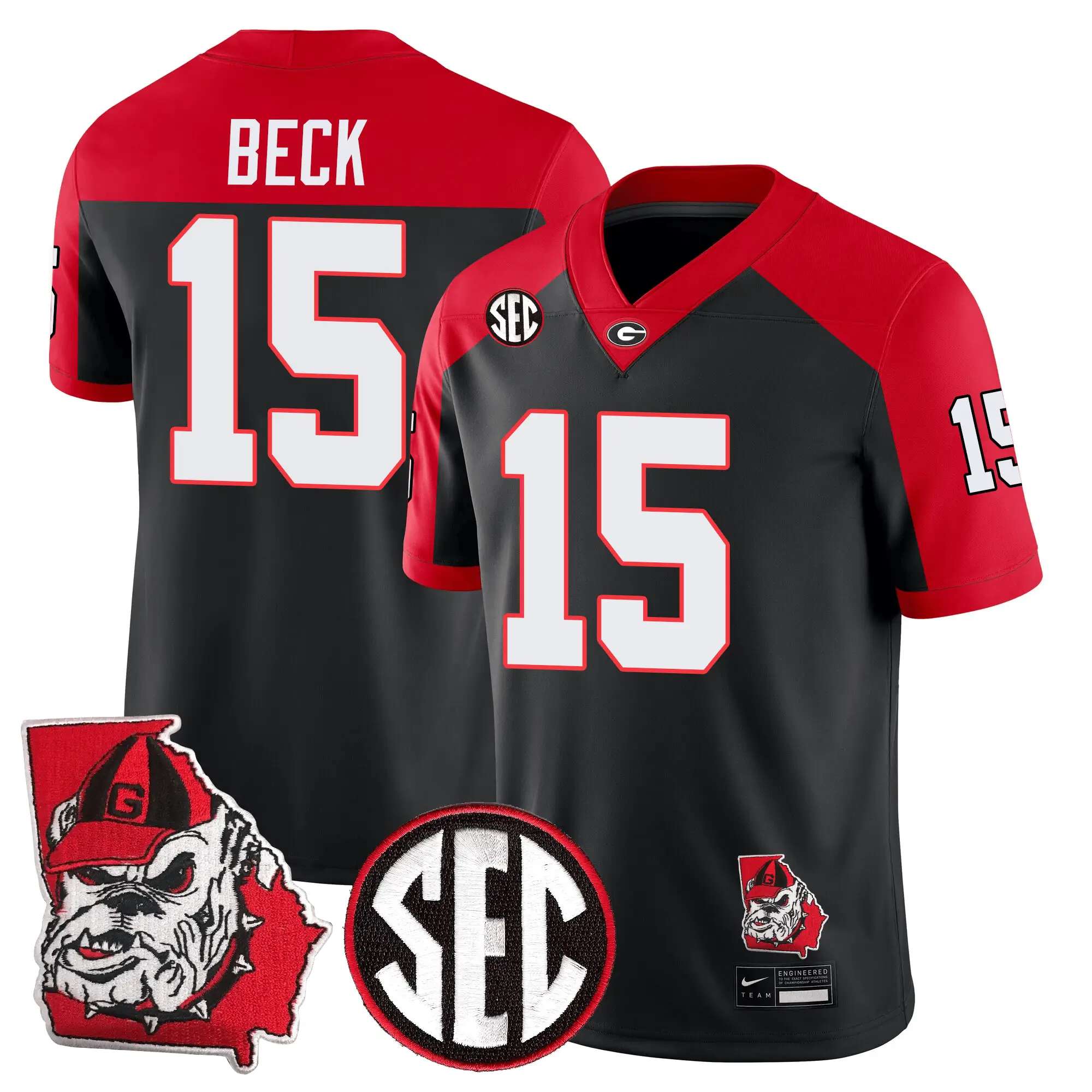 GB Football 24/25 Jersey - Georgia State Map Patch by Sundaygearus