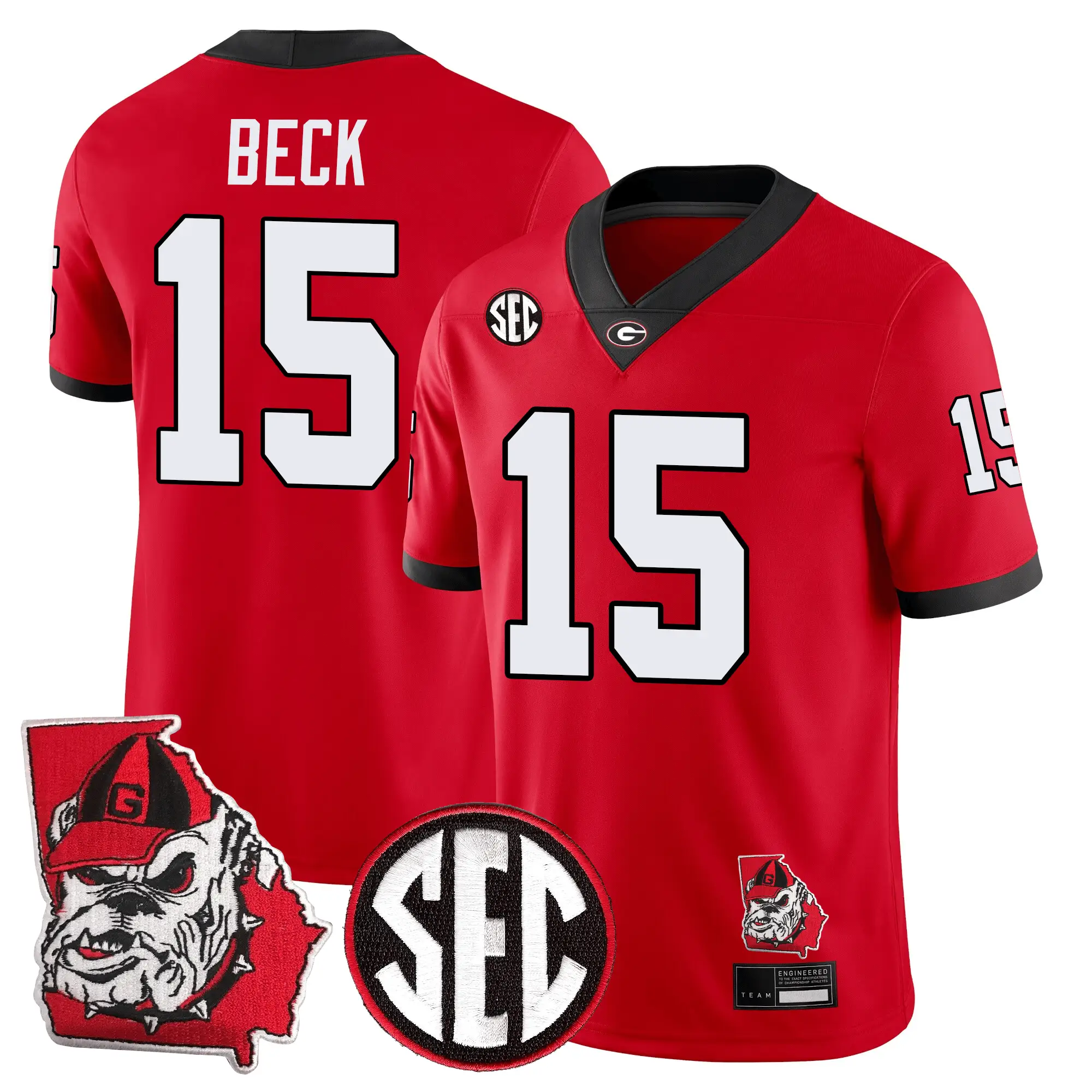 GB Football 24/25 Jersey - Georgia State Map Patch by Sundaygearus