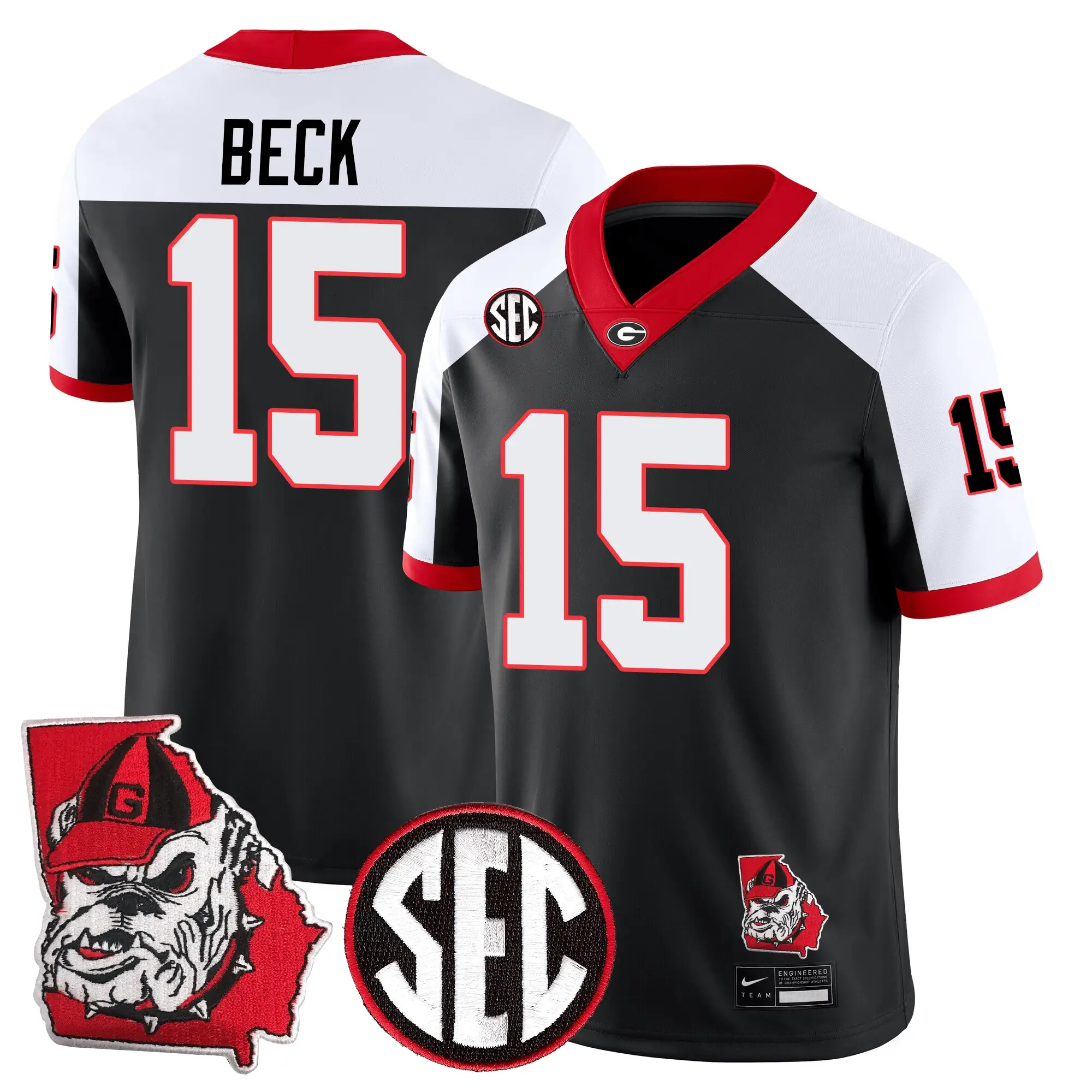 GB Football 24/25 Jersey - Georgia State Map Patch by Sundaygearus