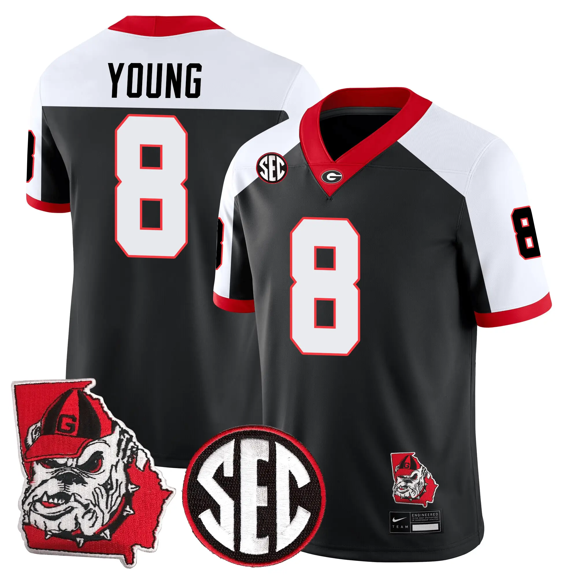 GB Football 24/25 Jersey - Georgia State Map Patch by Sundaygearus