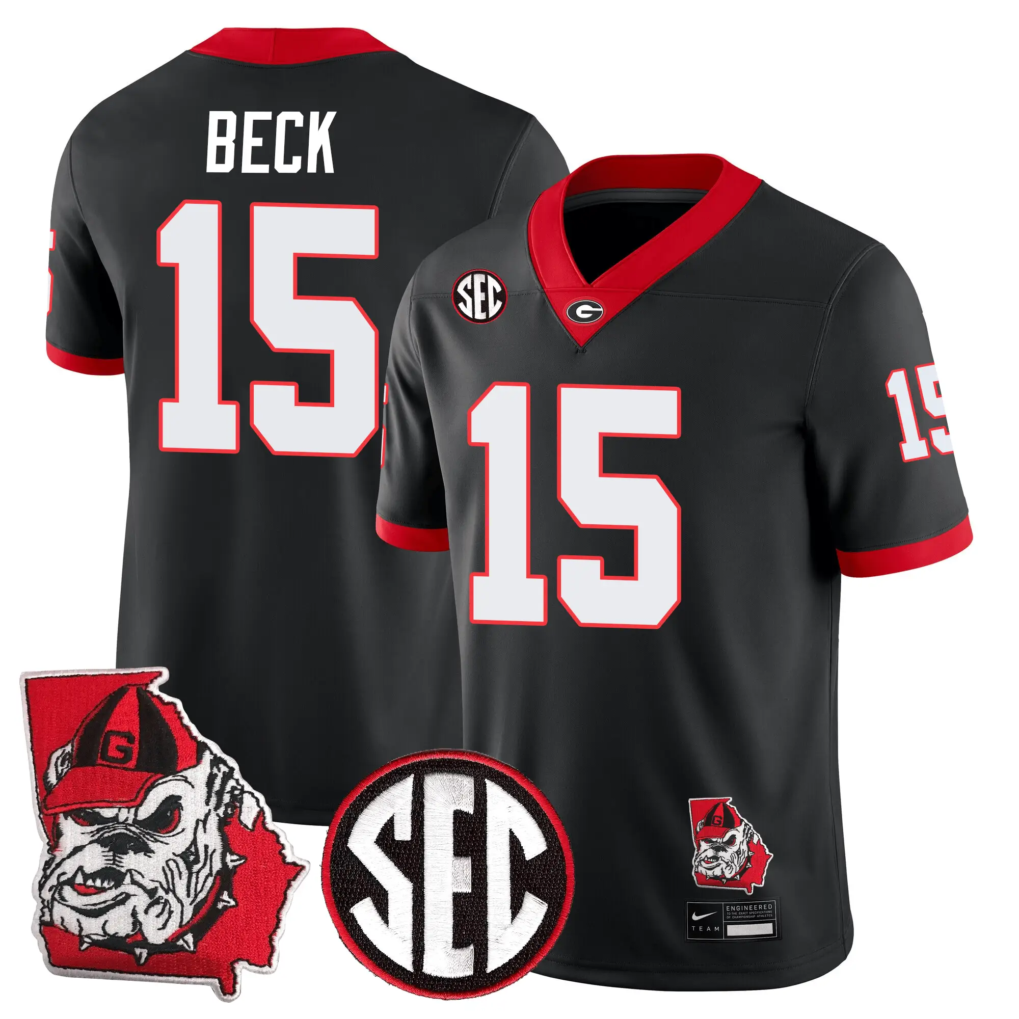 GB Football 24/25 Jersey - Georgia State Map Patch by Sundaygearus