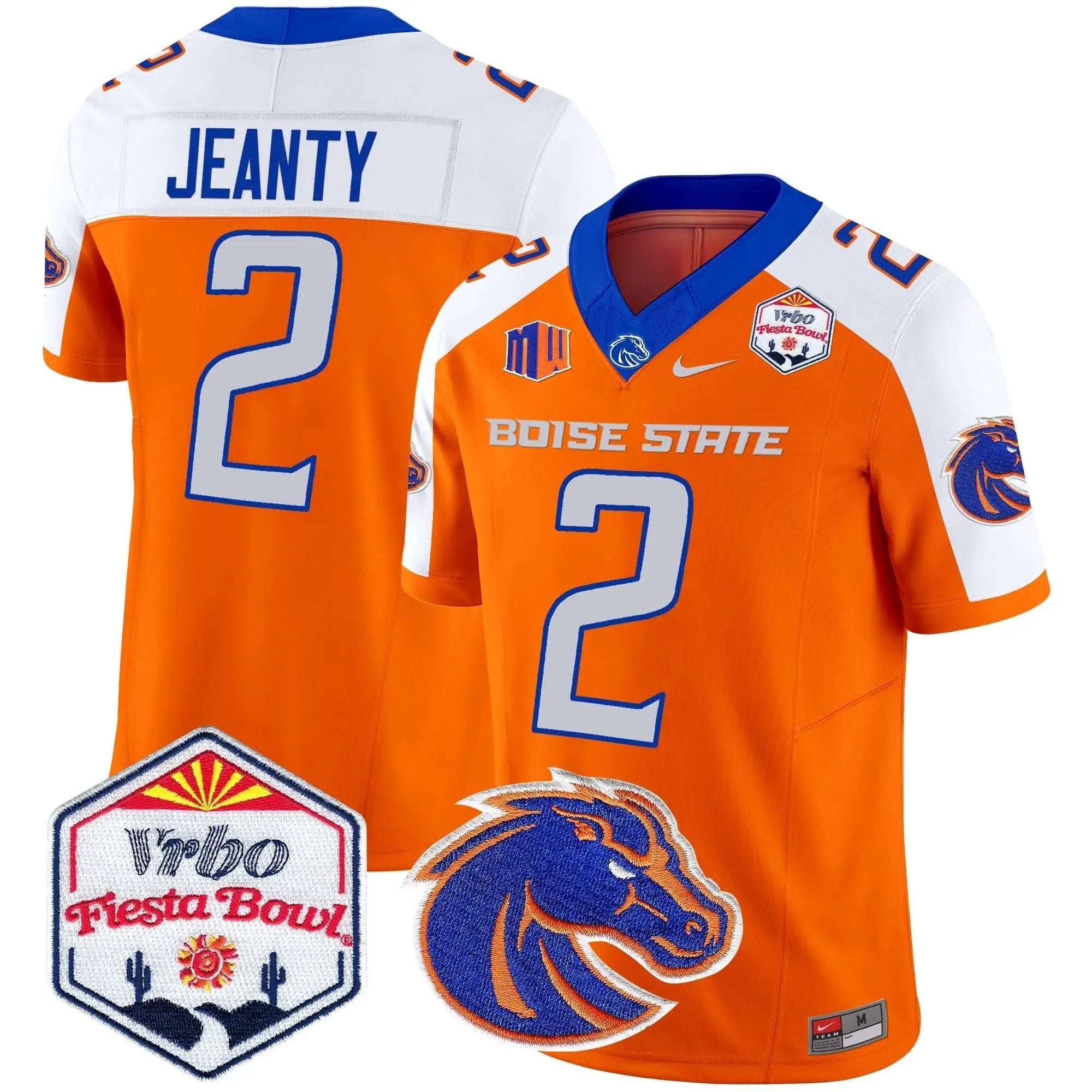 BSB 2025 The Fiesta Bowl Patch Vapor Limited Jersey by Boise State Broncos