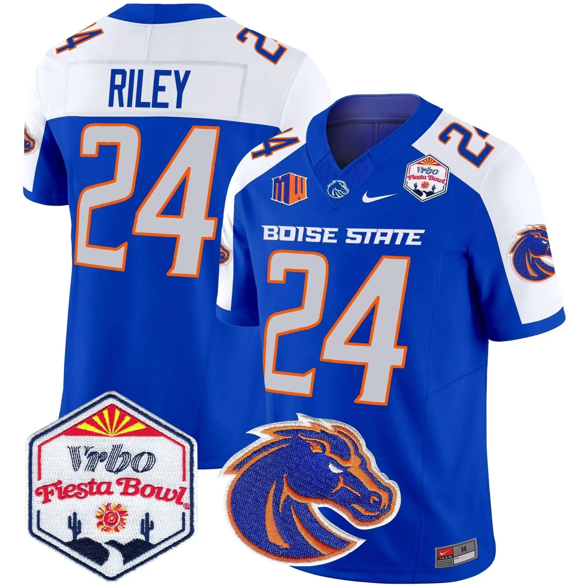 BSB 2025 The Fiesta Bowl Patch Vapor Limited Jersey by Boise State Broncos