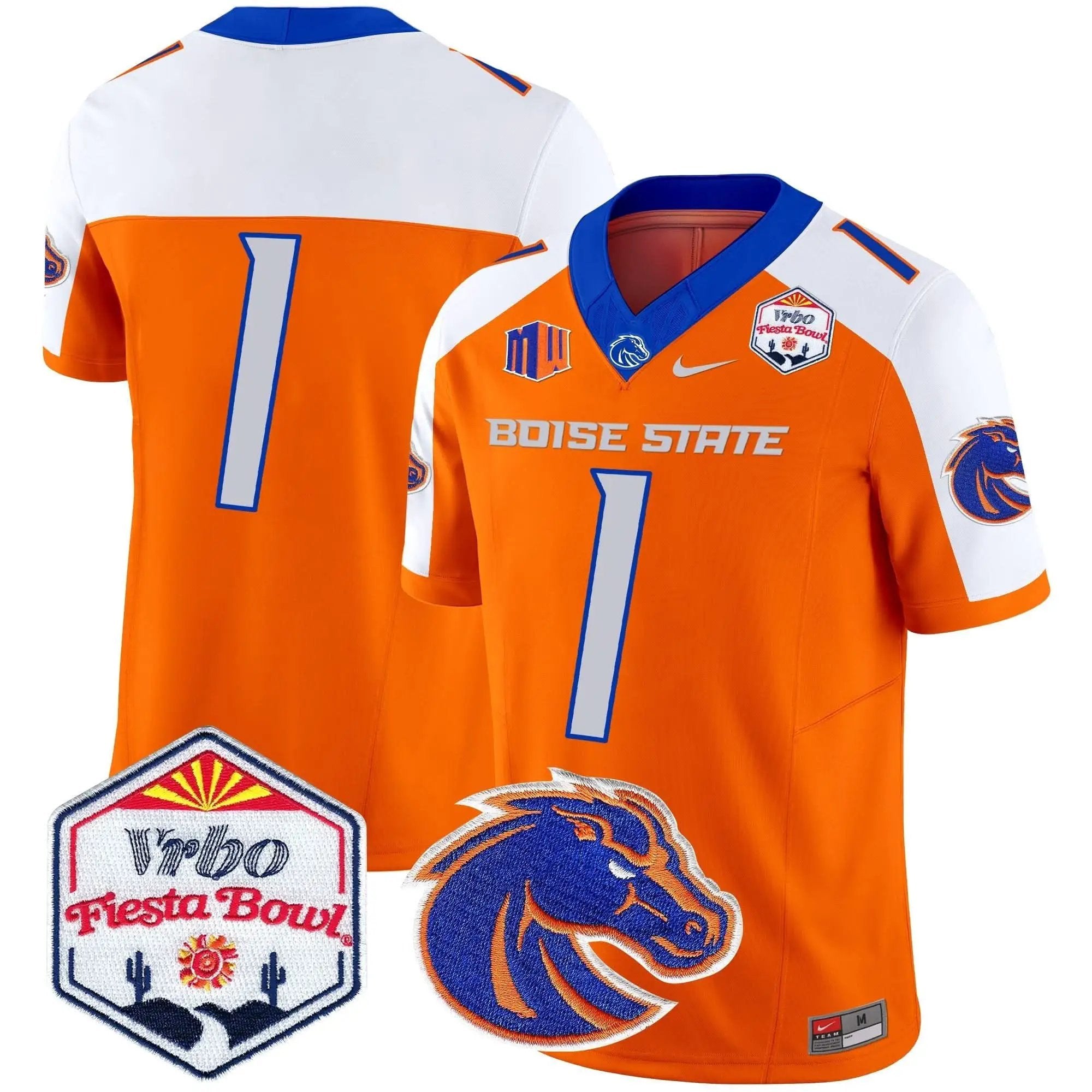 BSB 2025 The Fiesta Bowl Patch Vapor Limited Jersey by Boise State Broncos