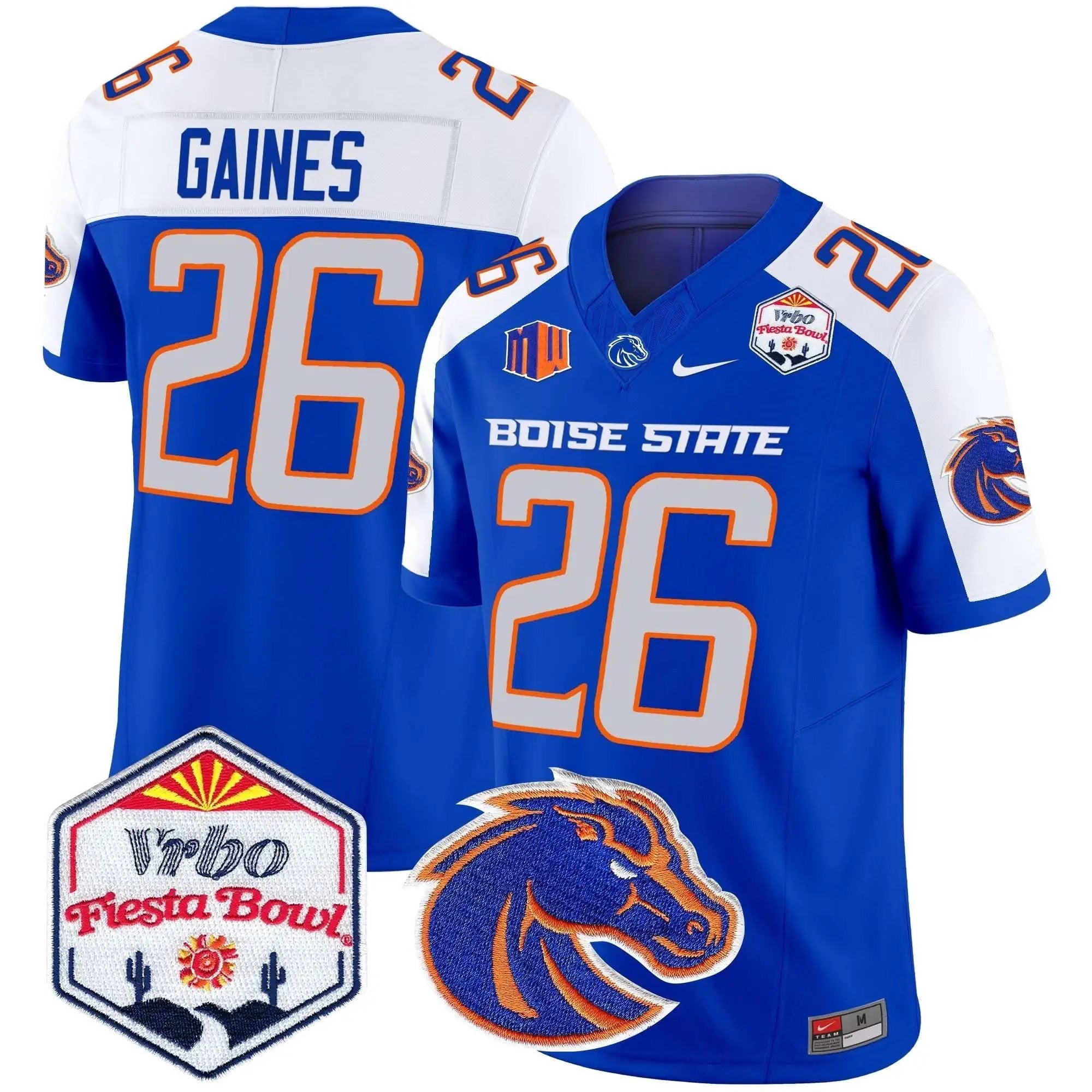 BSB 2025 The Fiesta Bowl Patch Vapor Limited Jersey by Boise State Broncos