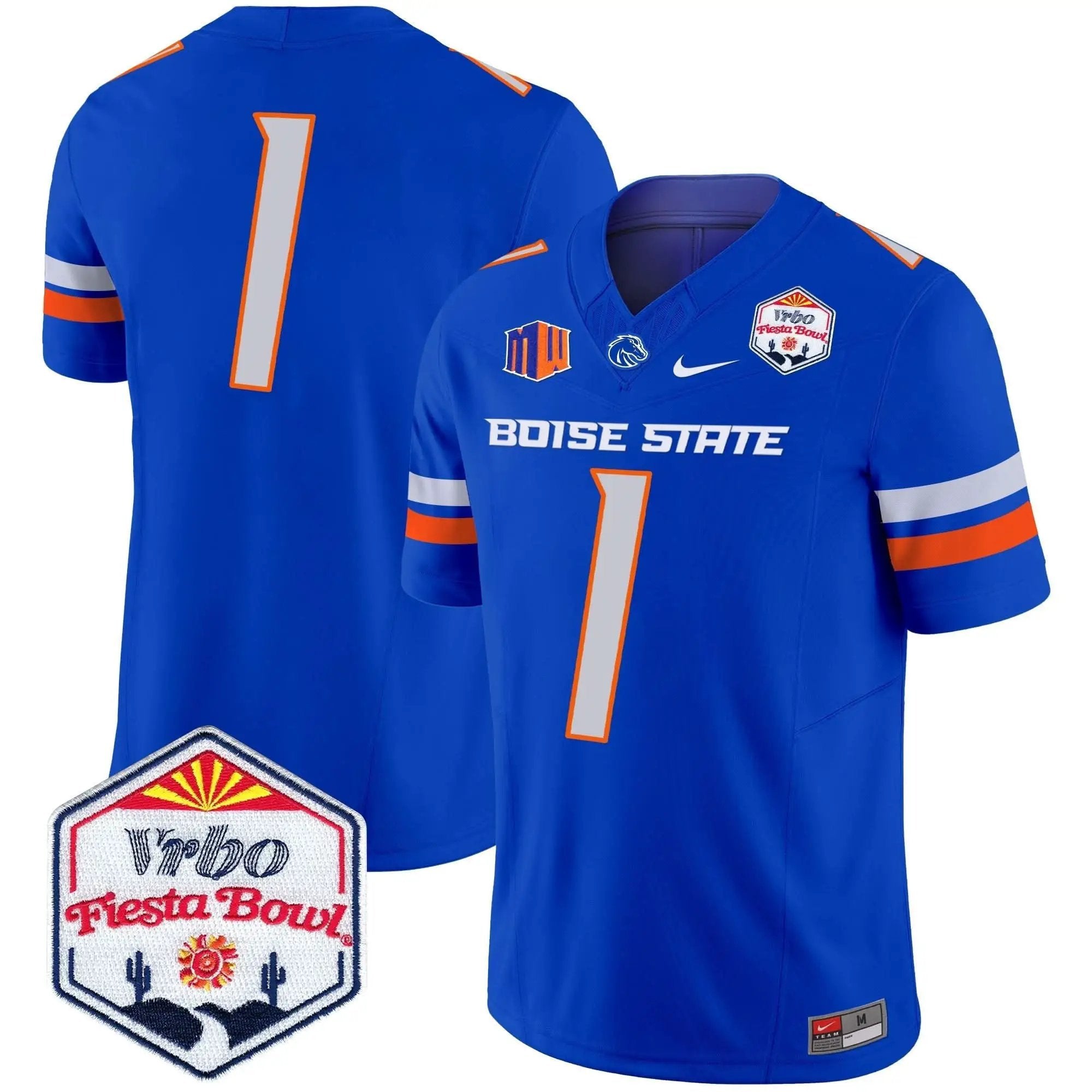 BSB 2025 The Fiesta Bowl Patch Vapor Limited Jersey by Boise State Broncos