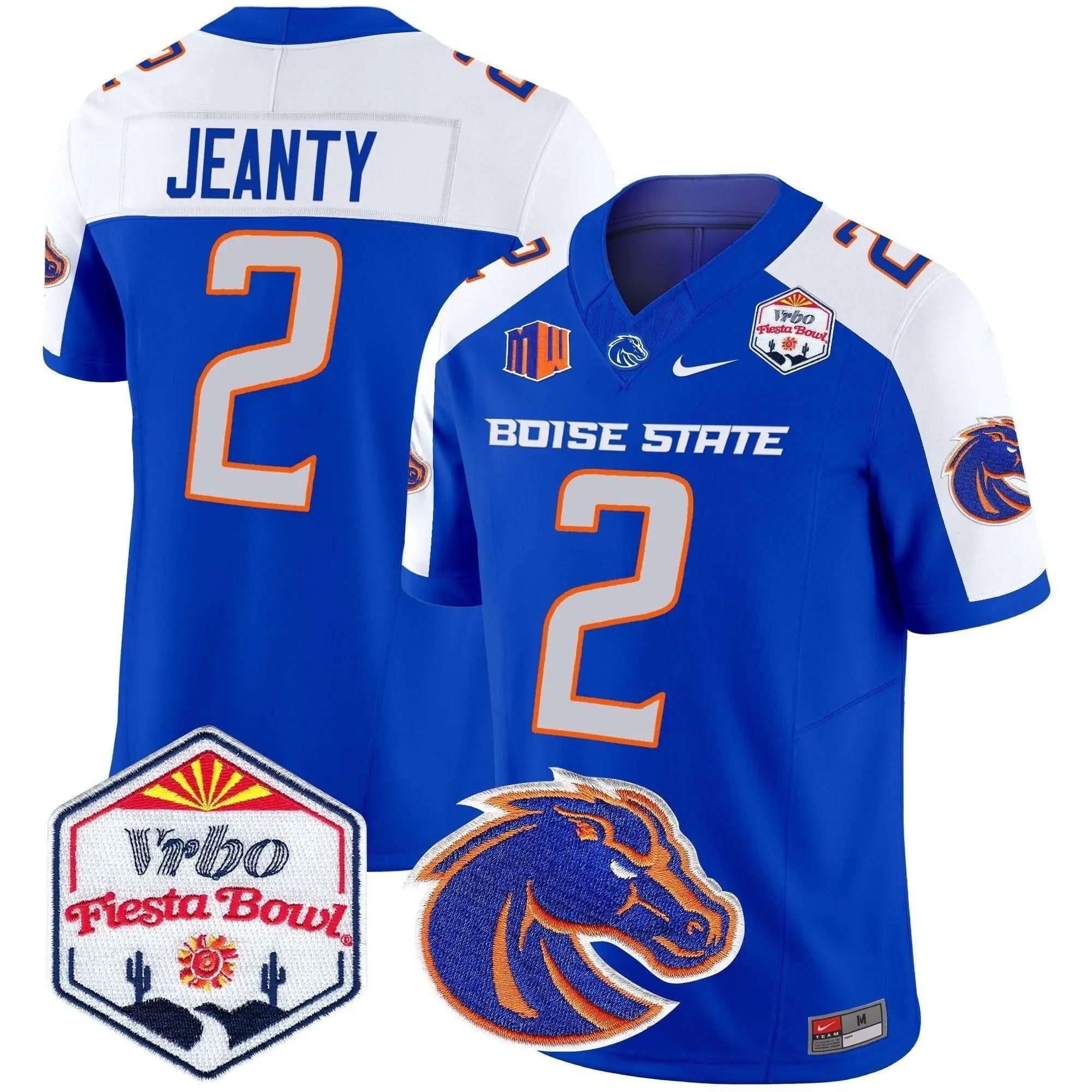 BSB 2025 The Fiesta Bowl Patch Vapor Limited Jersey by Boise State Broncos