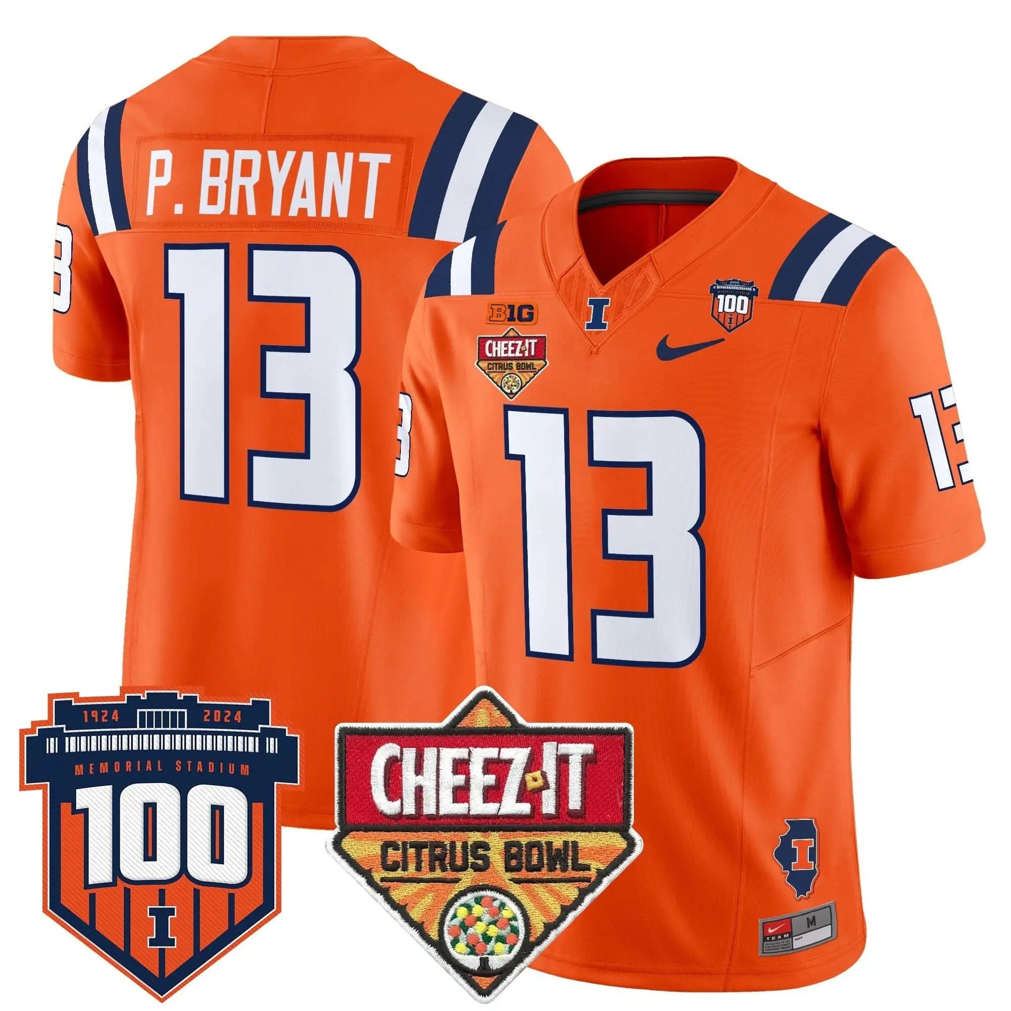 ILL 2025 Cheez-It Citrus Bowl Patch Vapor Limited Jersey by Illinois Fighting Illini