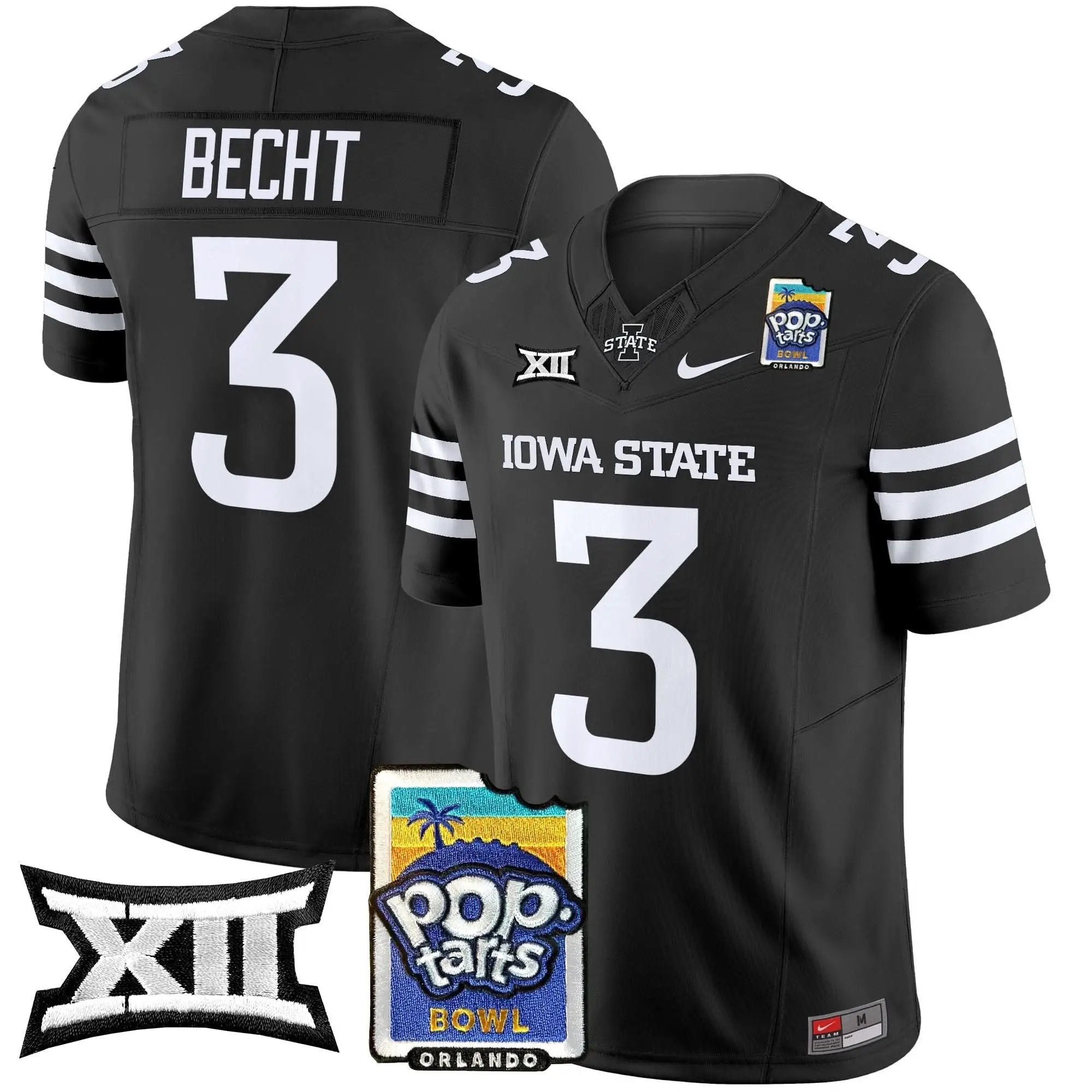 ISC 2025 PopTarts Bowl Patch Vapor Limited Jersey by Iowa State Cyclones