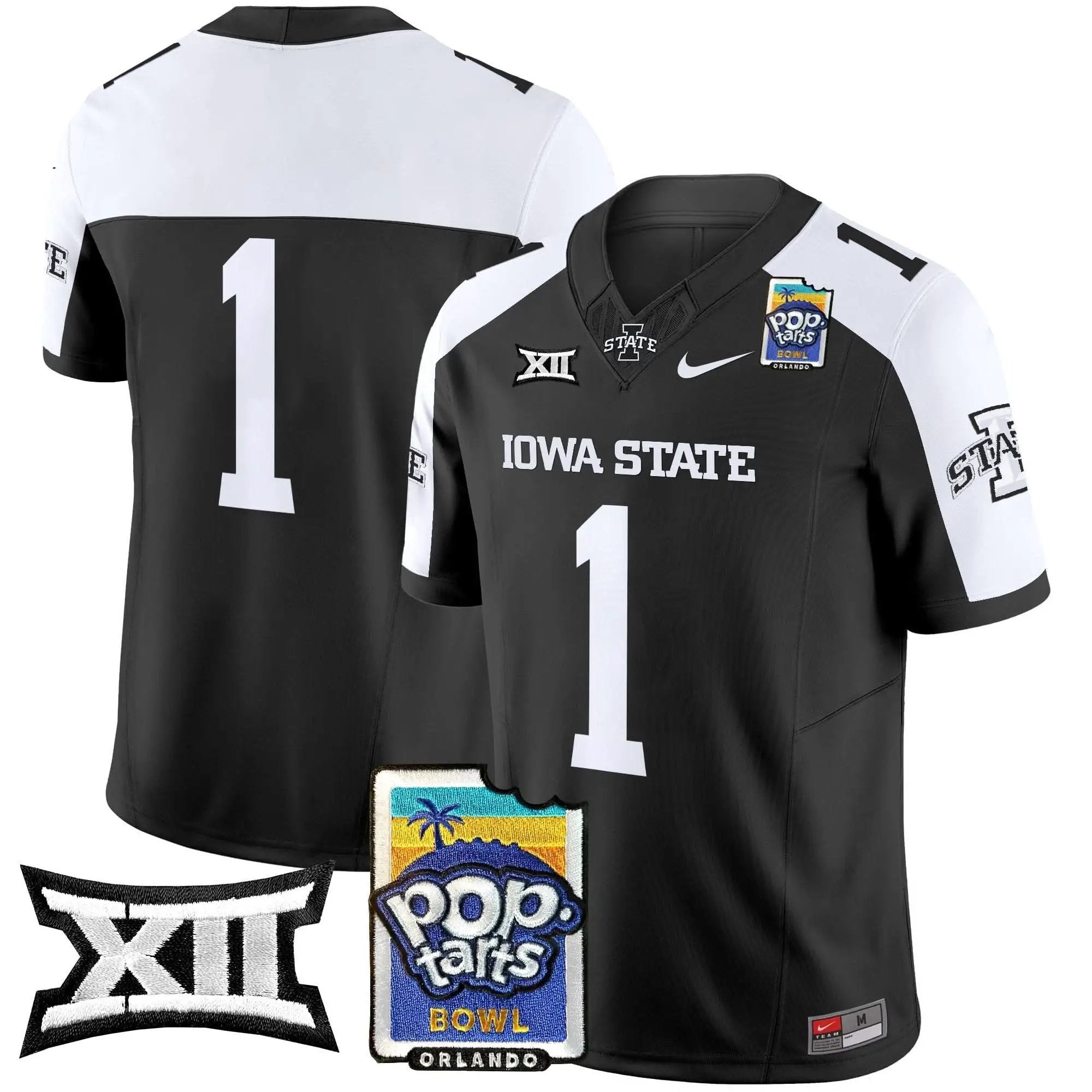 ISC 2025 PopTarts Bowl Patch Vapor Limited Jersey by Iowa State Cyclones
