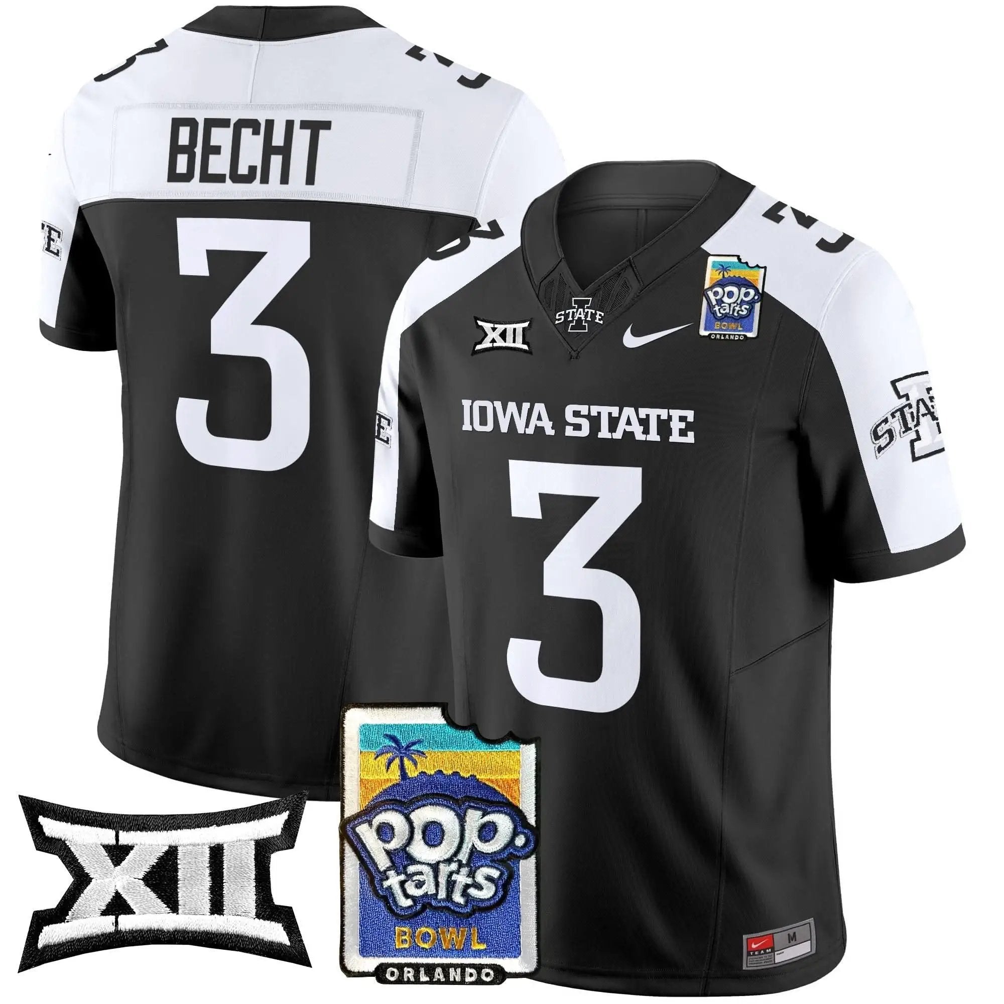 ISC 2025 PopTarts Bowl Patch Vapor Limited Jersey by Iowa State Cyclones