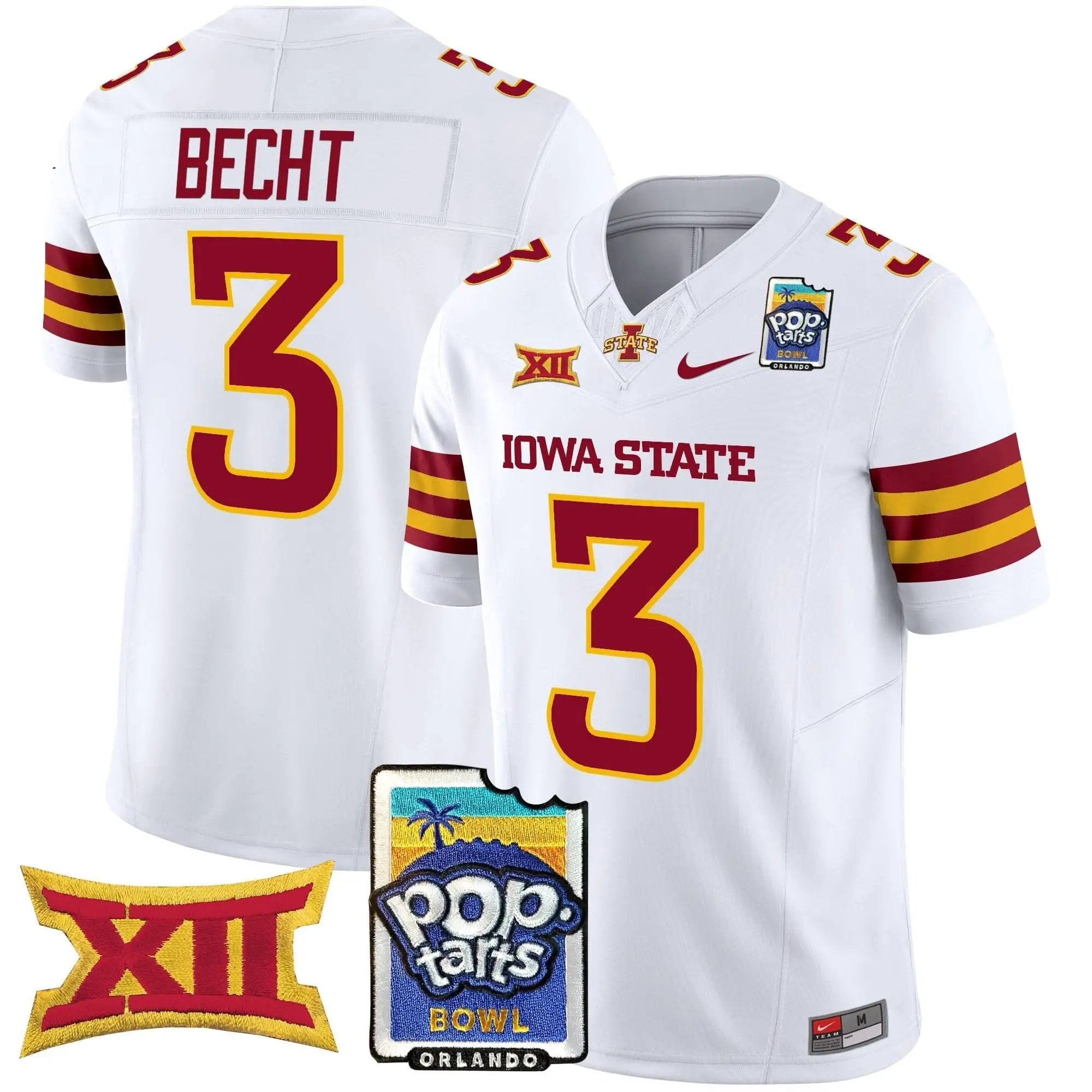 ISC 2025 PopTarts Bowl Patch Vapor Limited Jersey by Iowa State Cyclones