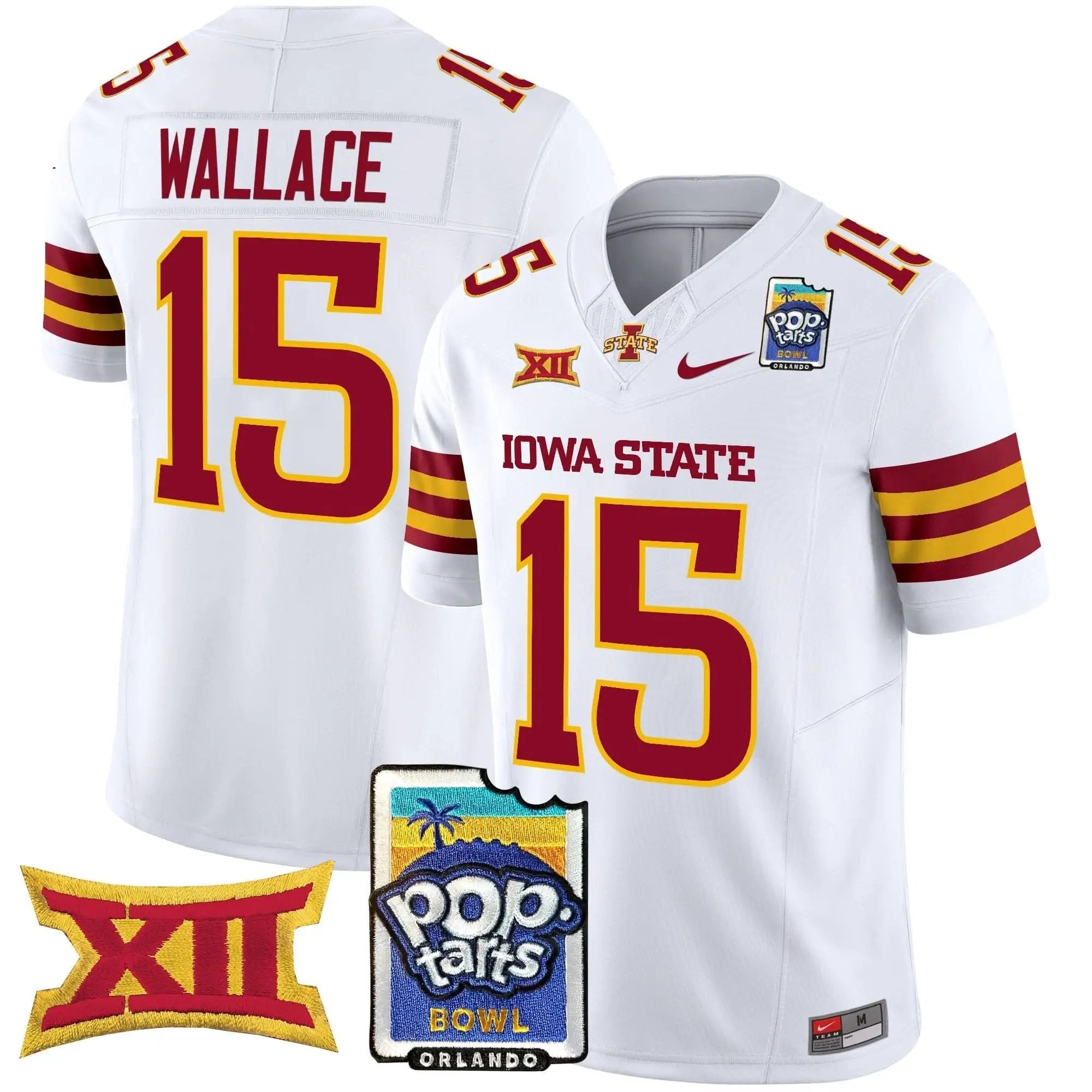 ISC 2025 PopTarts Bowl Patch Vapor Limited Jersey by Iowa State Cyclones