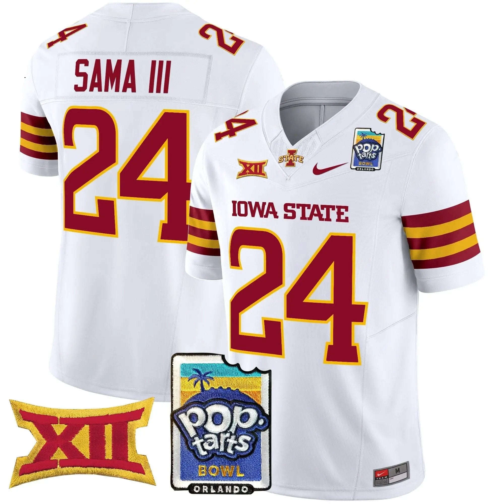 ISC 2025 PopTarts Bowl Patch Vapor Limited Jersey by Iowa State Cyclones