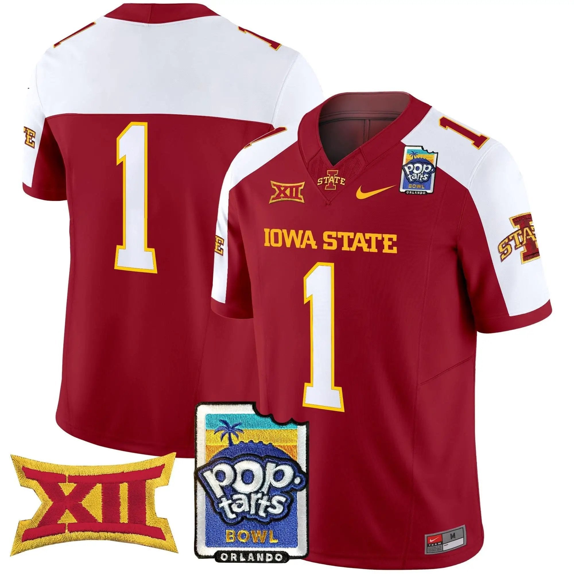 ISC 2025 PopTarts Bowl Patch Vapor Limited Jersey by Iowa State Cyclones