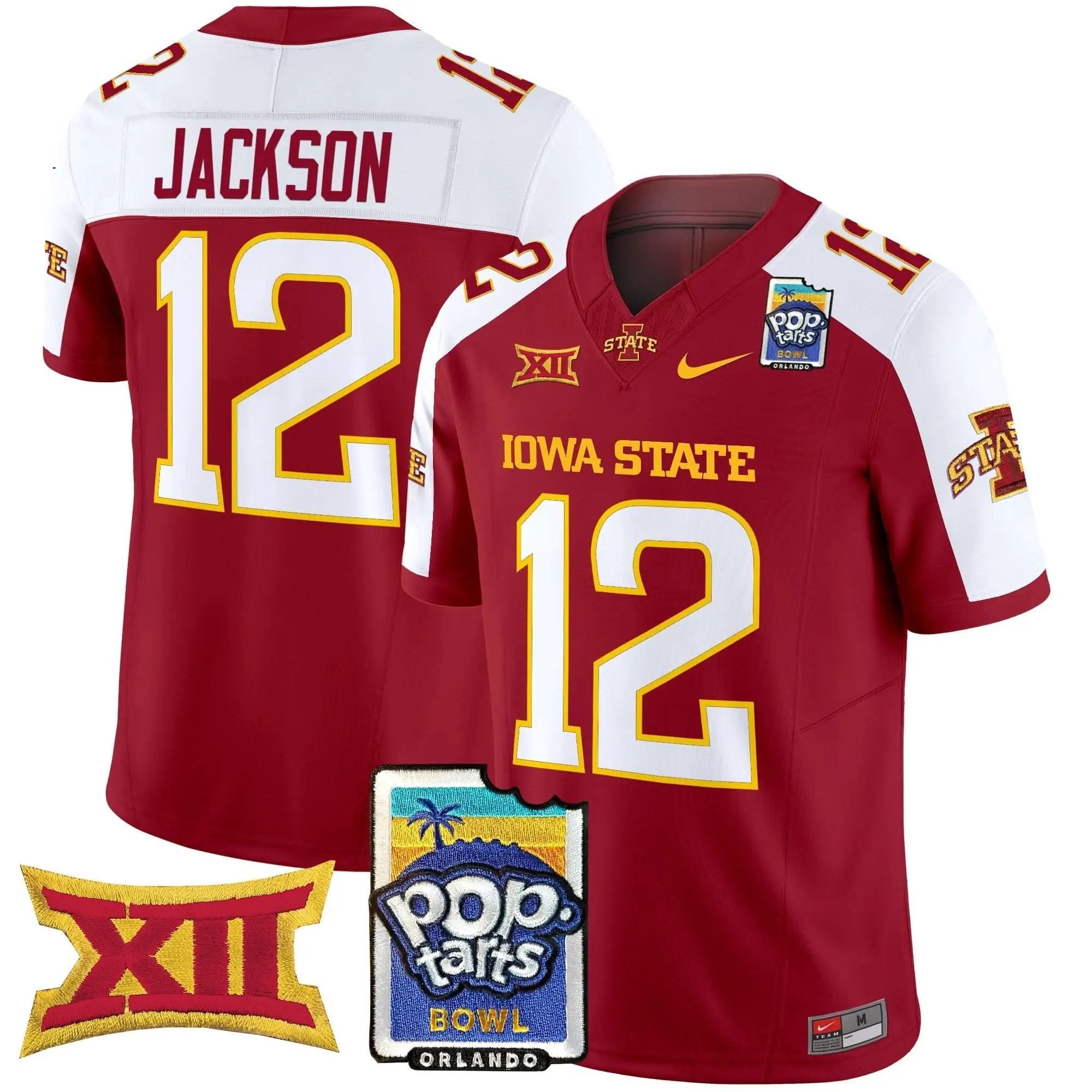 ISC 2025 PopTarts Bowl Patch Vapor Limited Jersey by Iowa State Cyclones