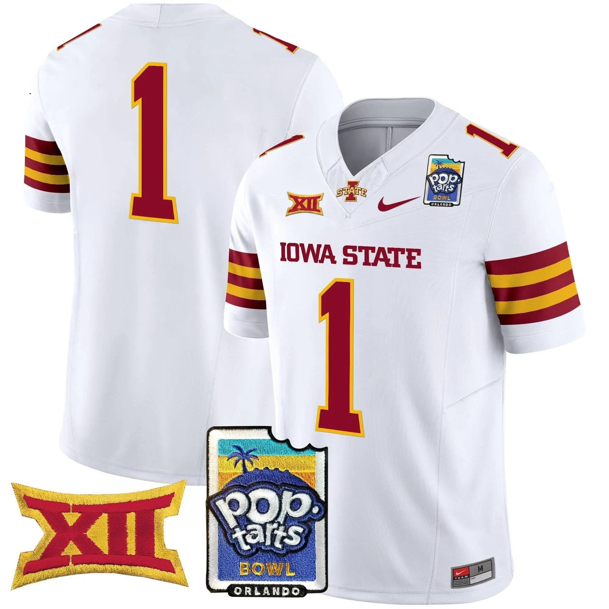ISC 2025 PopTarts Bowl Patch Vapor Limited Jersey by Iowa State Cyclones