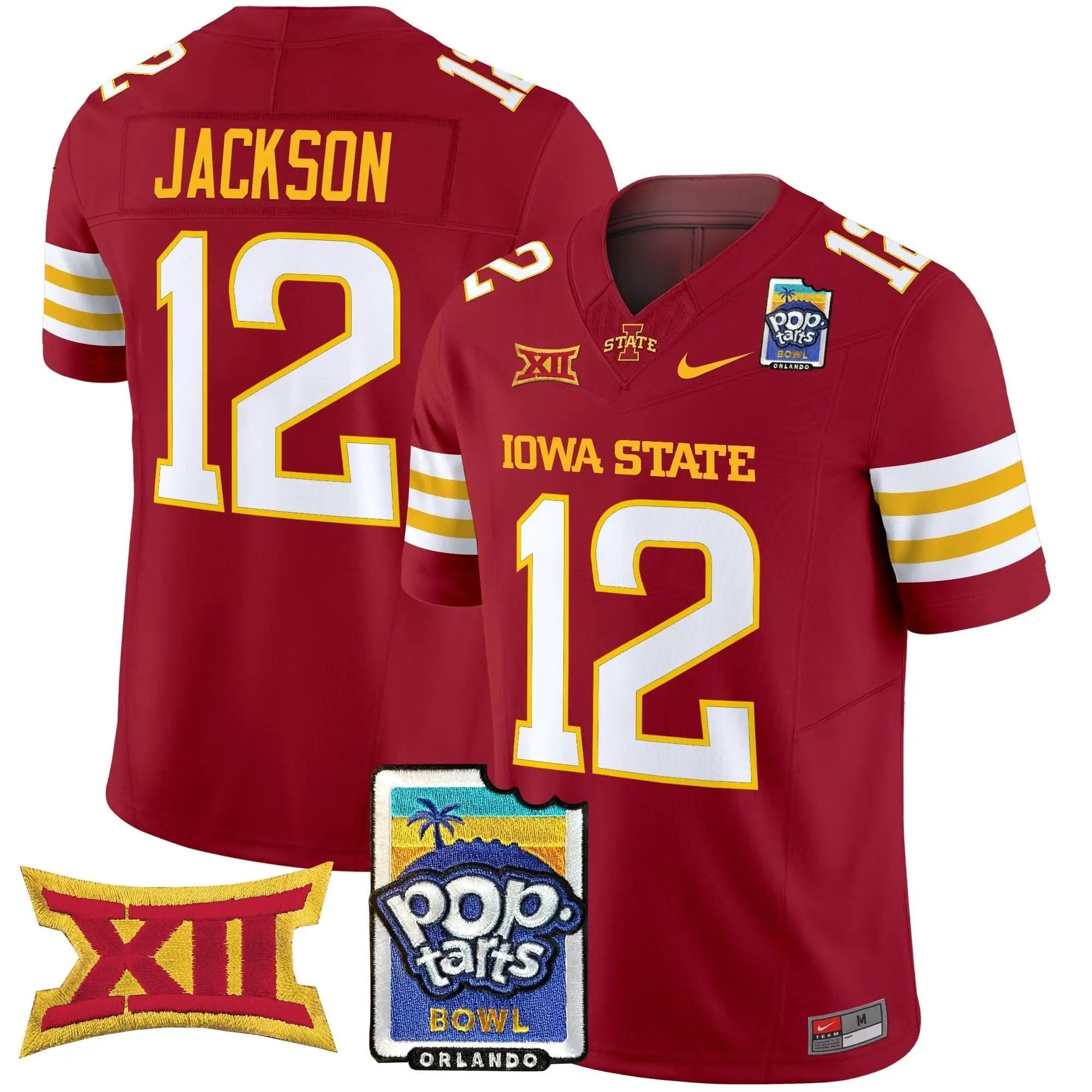 ISC 2025 PopTarts Bowl Patch Vapor Limited Jersey by Iowa State Cyclones