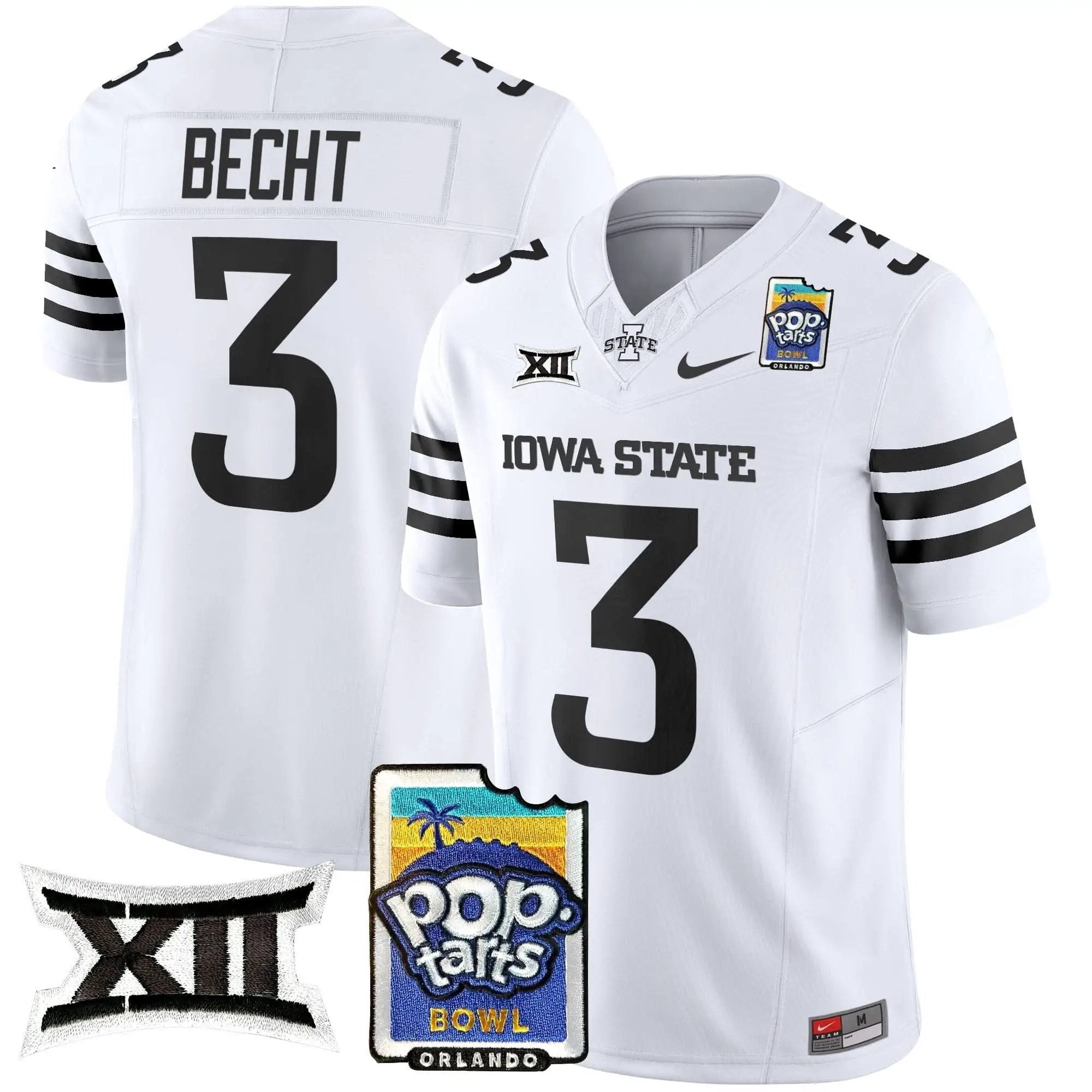 ISC 2025 PopTarts Bowl Patch Vapor Limited Jersey by Iowa State Cyclones