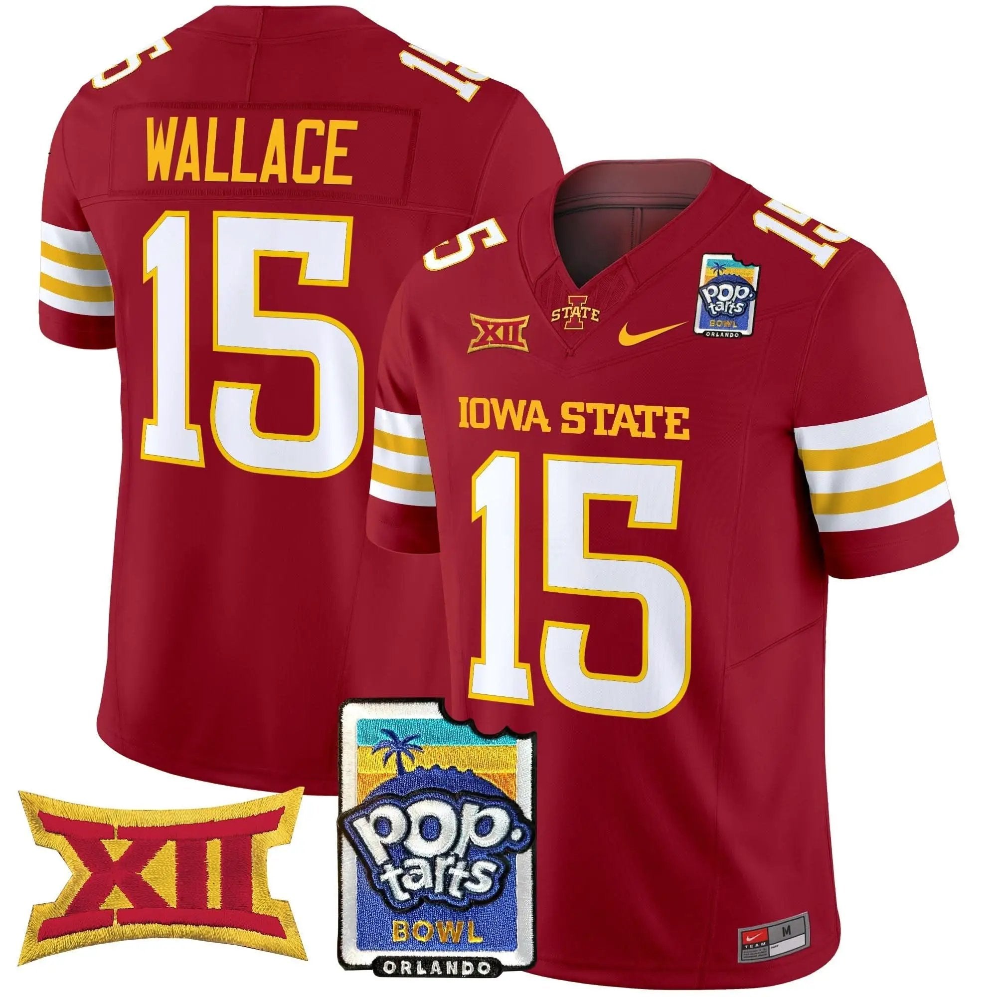 ISC 2025 PopTarts Bowl Patch Vapor Limited Jersey by Iowa State Cyclones