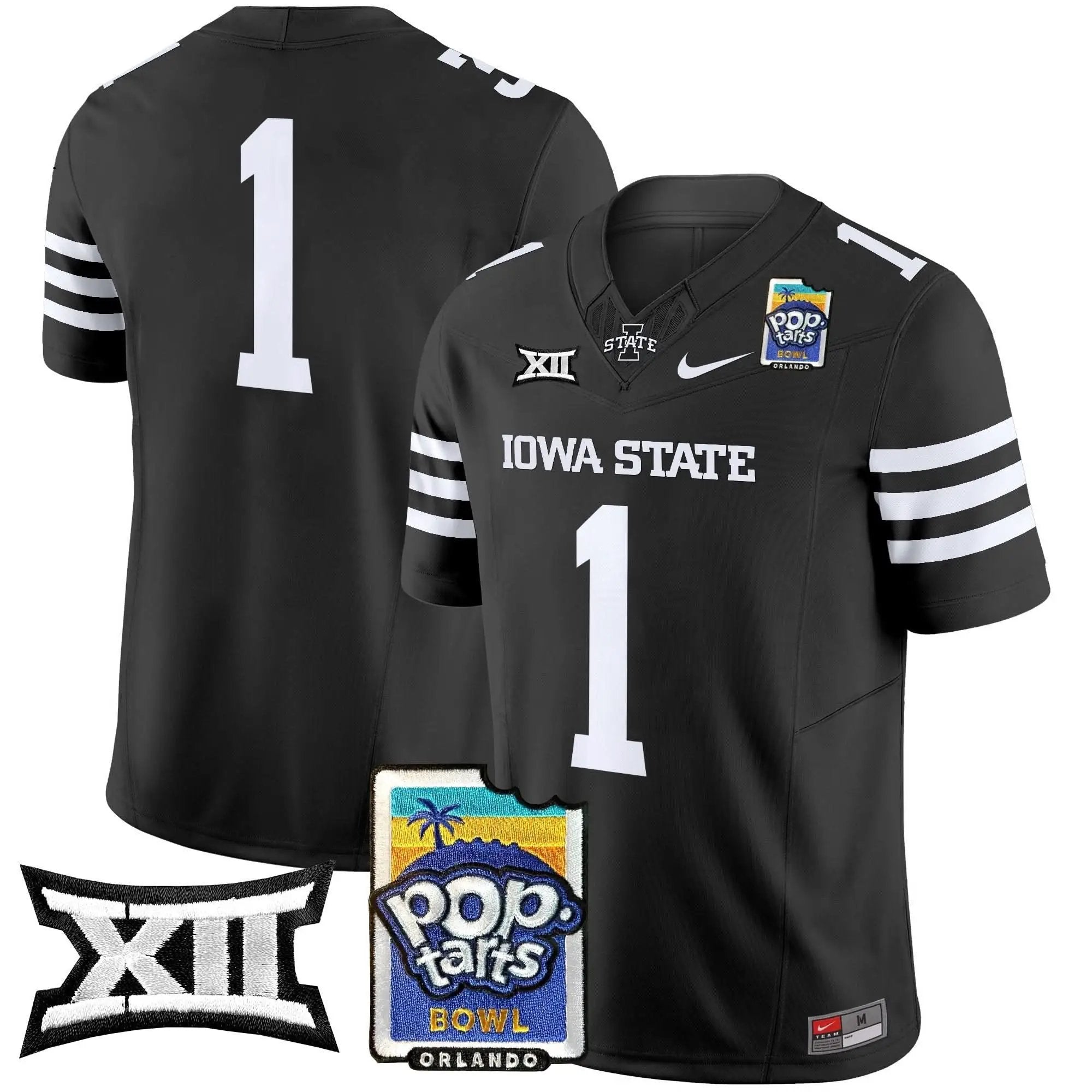 ISC 2025 PopTarts Bowl Patch Vapor Limited Jersey by Iowa State Cyclones