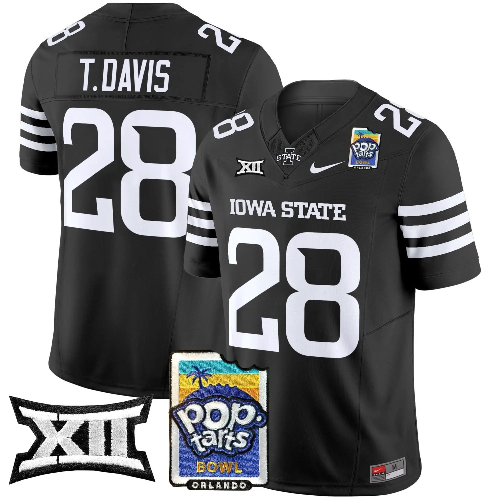 ISC 2025 PopTarts Bowl Patch Vapor Limited Jersey by Iowa State Cyclones