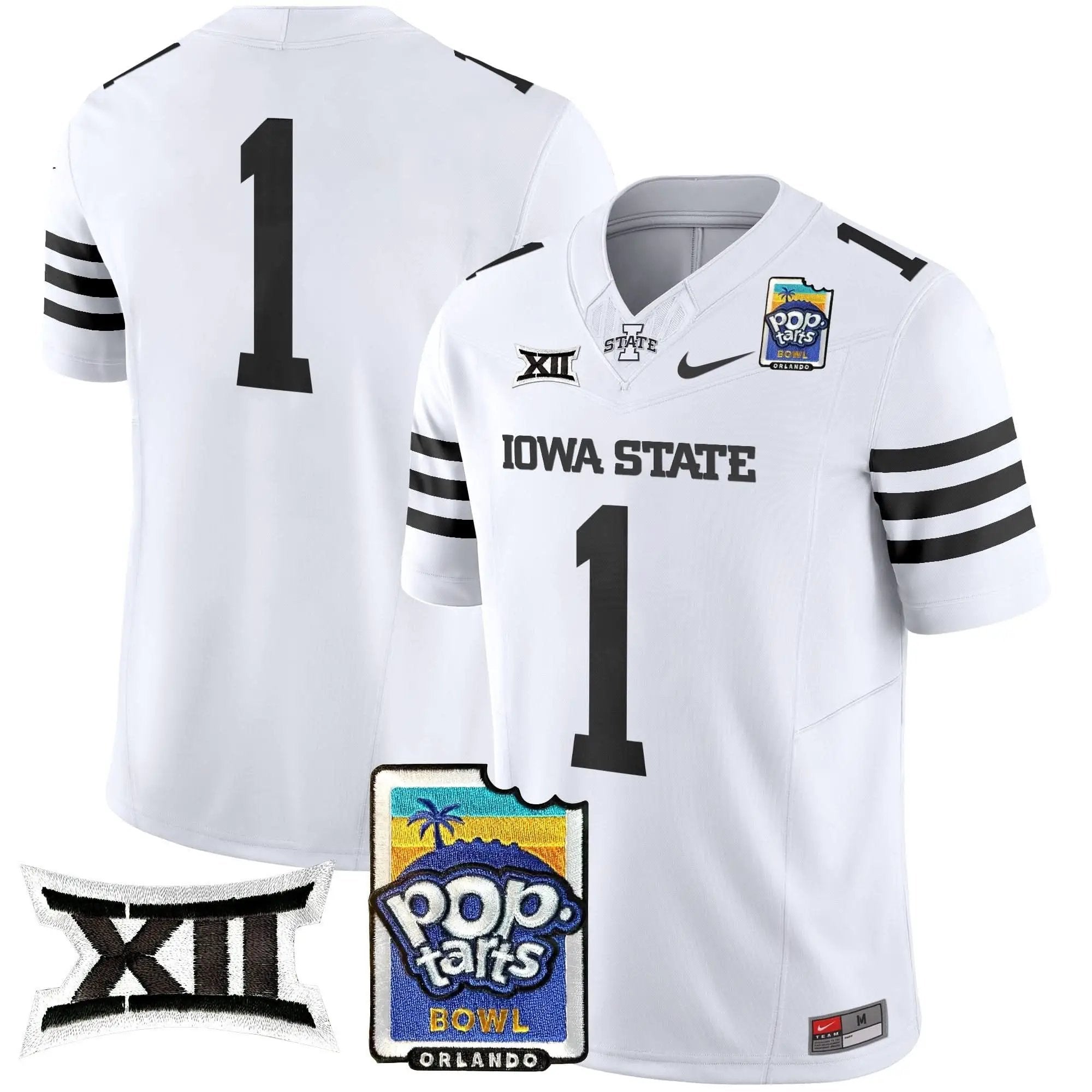 ISC 2025 PopTarts Bowl Patch Vapor Limited Jersey by Iowa State Cyclones