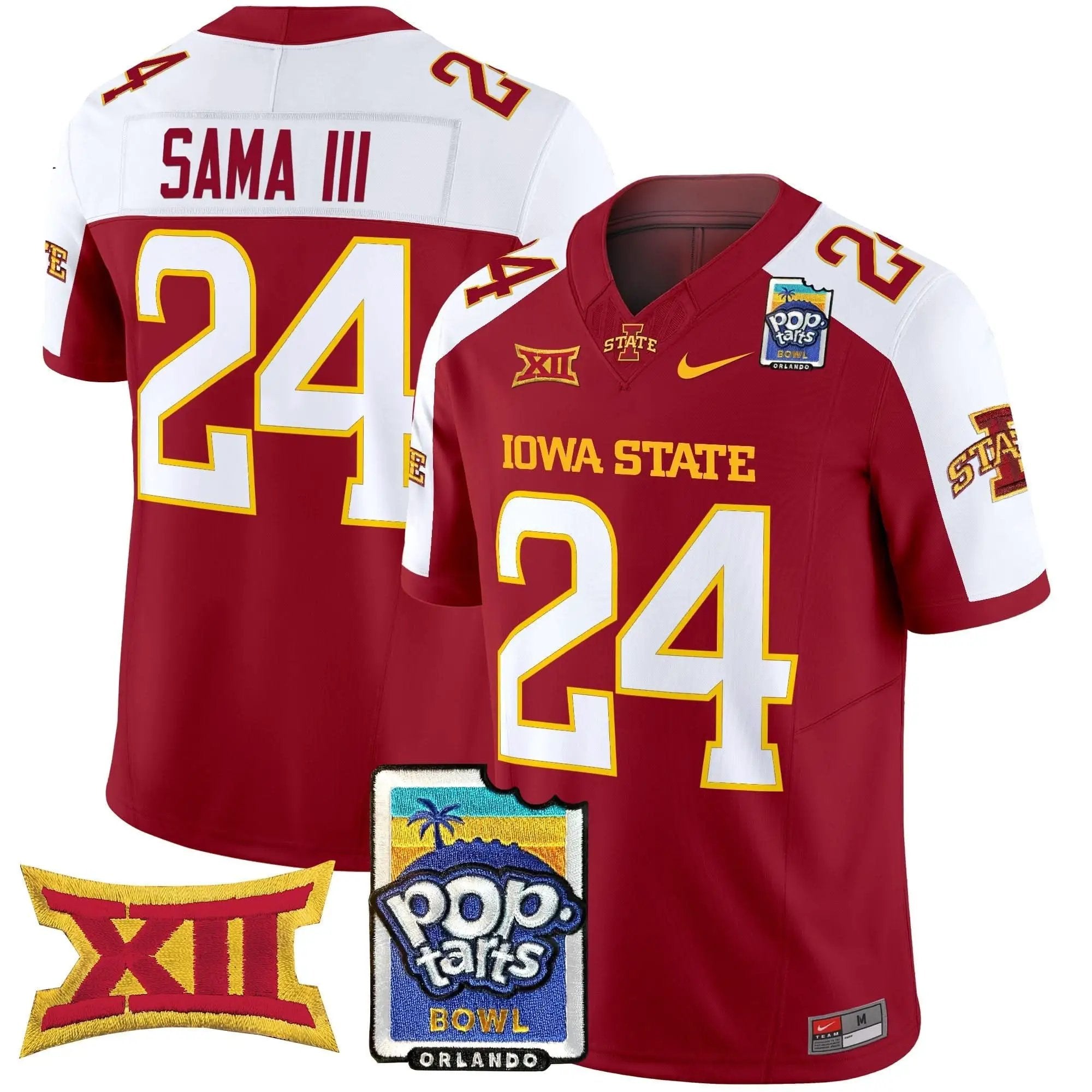 ISC 2025 PopTarts Bowl Patch Vapor Limited Jersey by Iowa State Cyclones