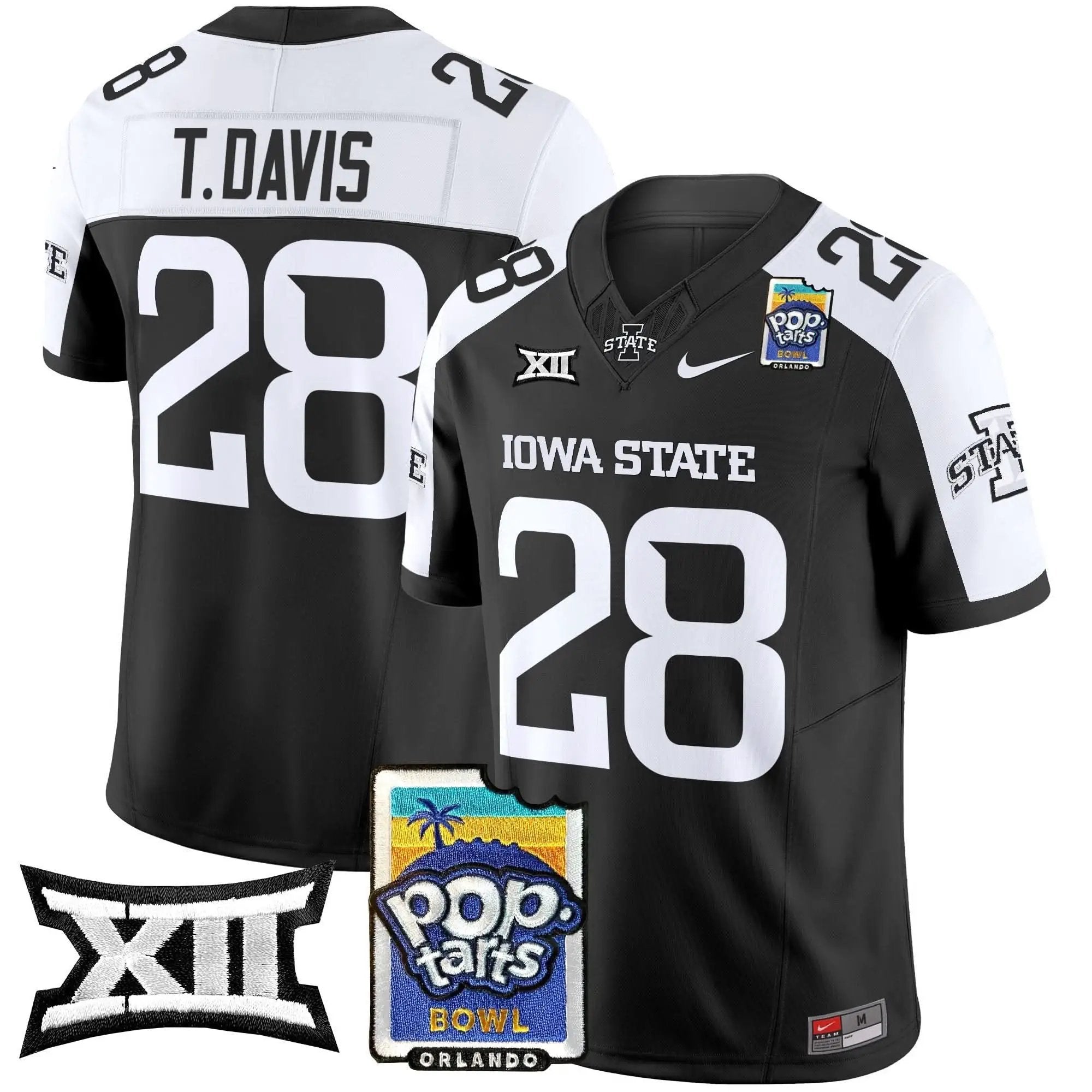 ISC 2025 PopTarts Bowl Patch Vapor Limited Jersey by Iowa State Cyclones