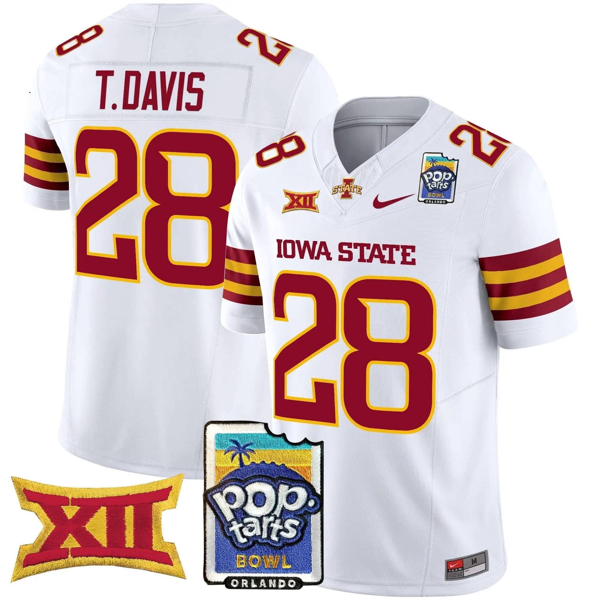 ISC 2025 PopTarts Bowl Patch Vapor Limited Jersey by Iowa State Cyclones