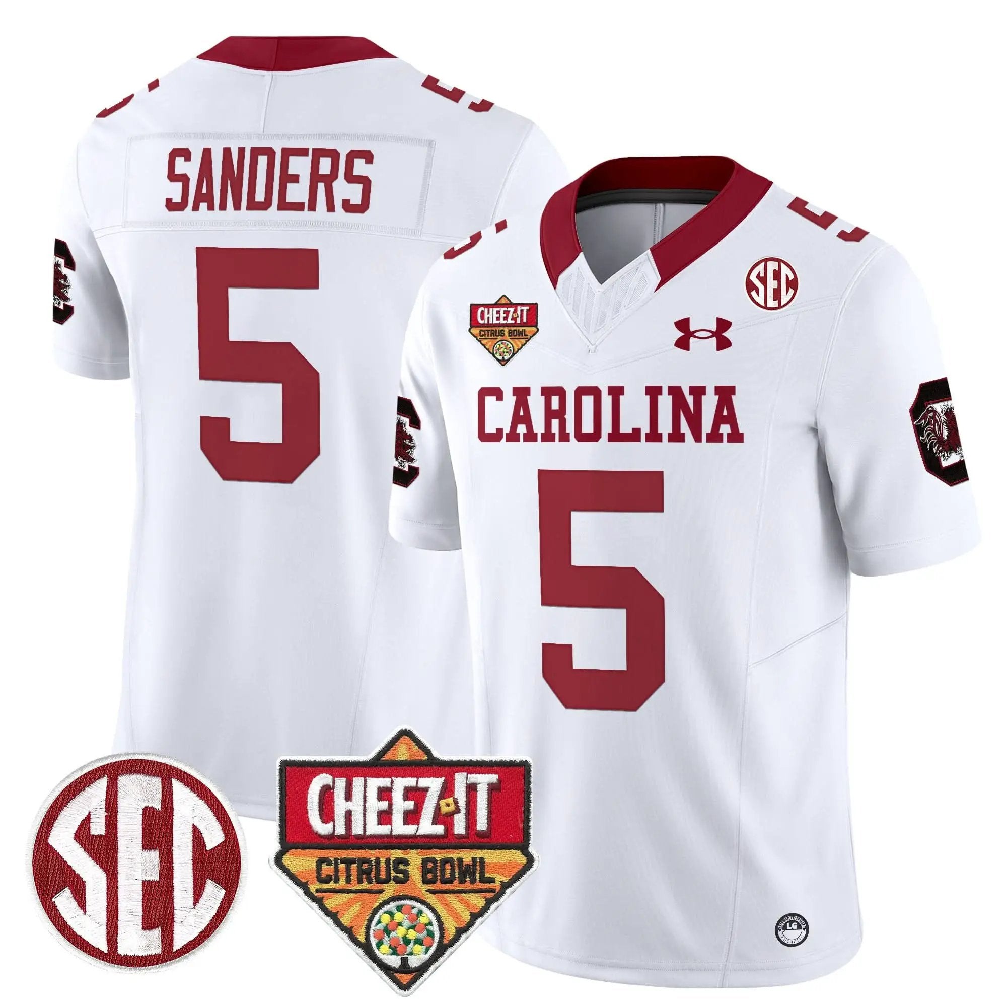 SCG 1980 Throwback Cheez-It Citrus Bowl Patch Vapor Limited Jersey by South Carolina Gamecocks
