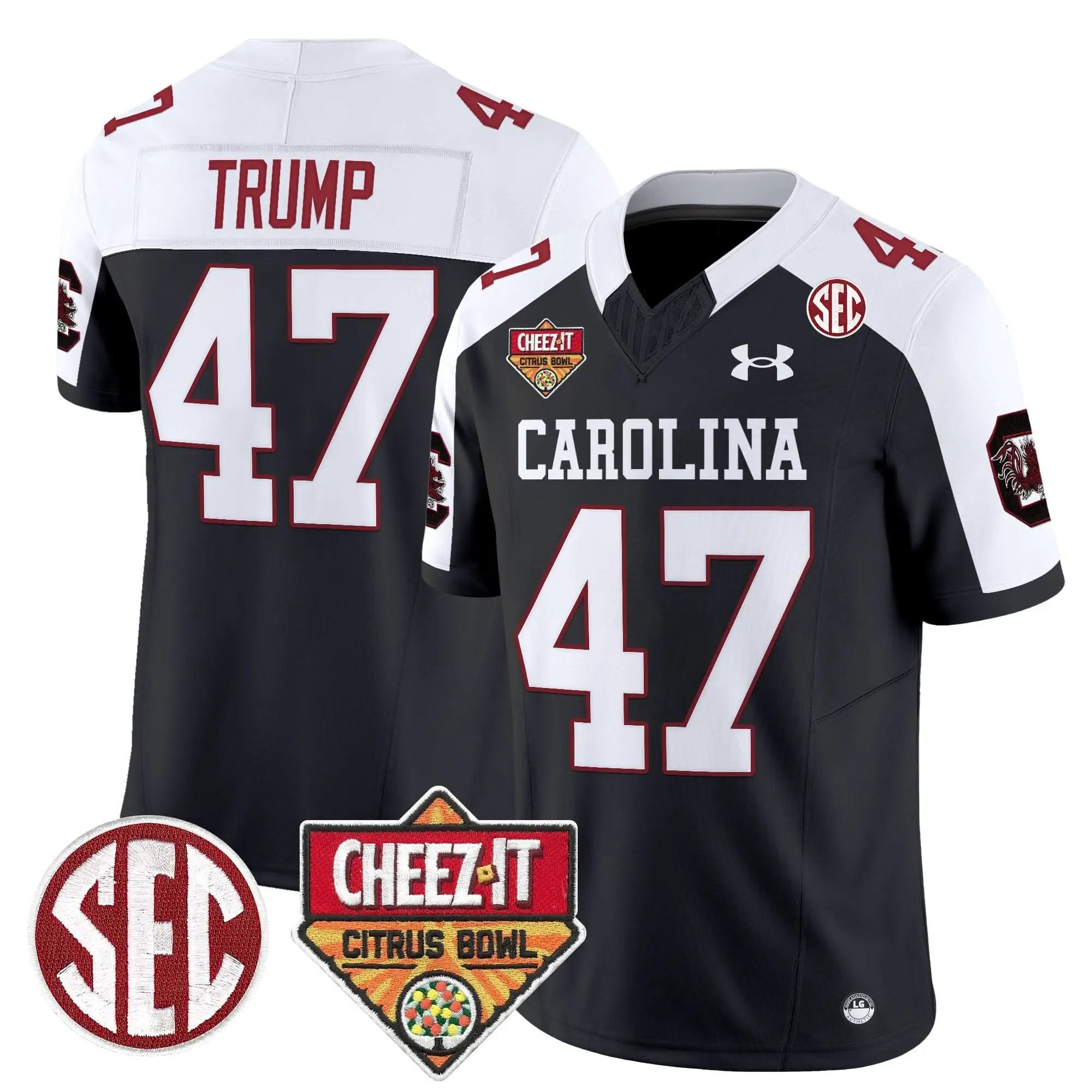 SCG 1980 Throwback Cheez-It Citrus Bowl Patch Vapor Limited Jersey by South Carolina Gamecocks