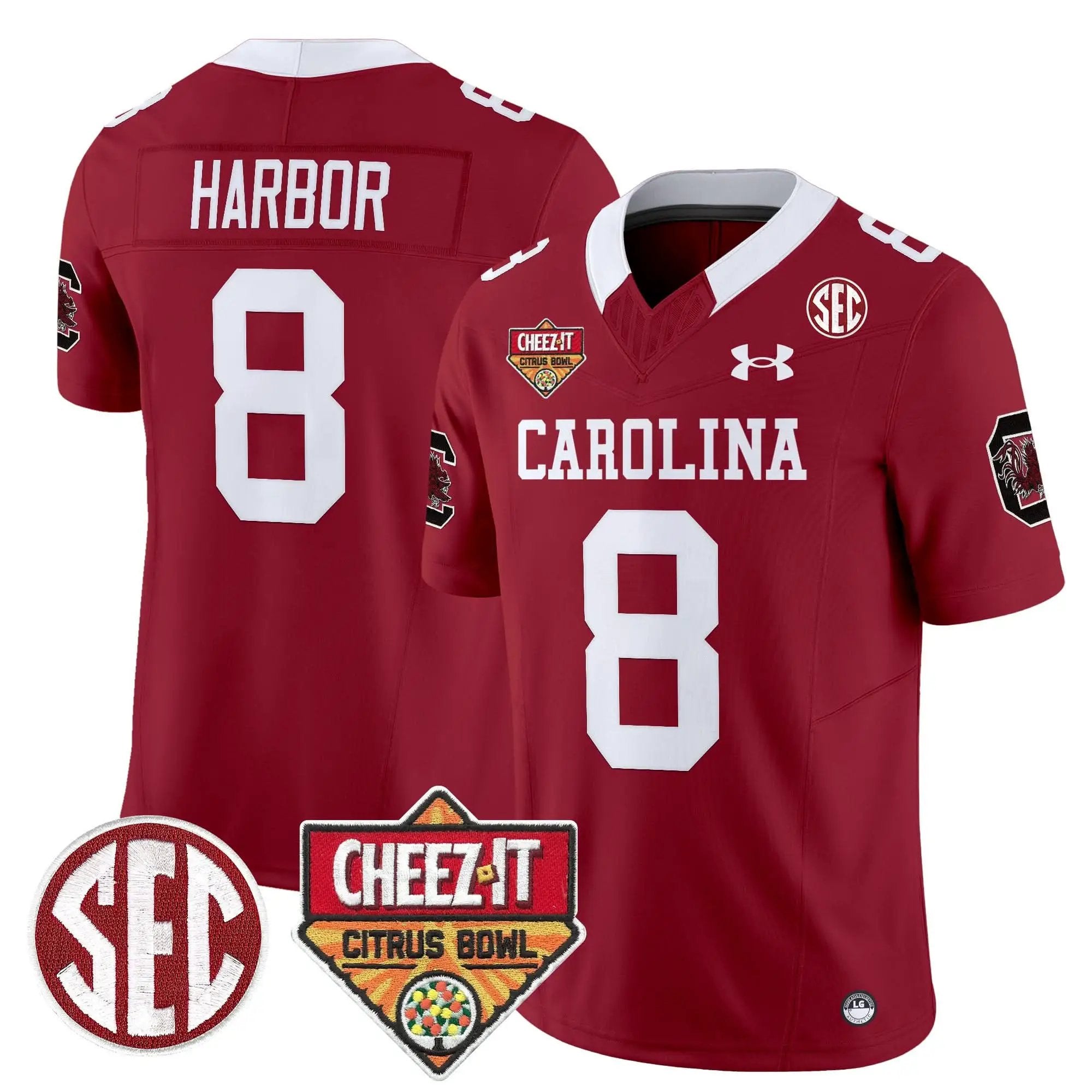 SCG 1980 Throwback Cheez-It Citrus Bowl Patch Vapor Limited Jersey by South Carolina Gamecocks