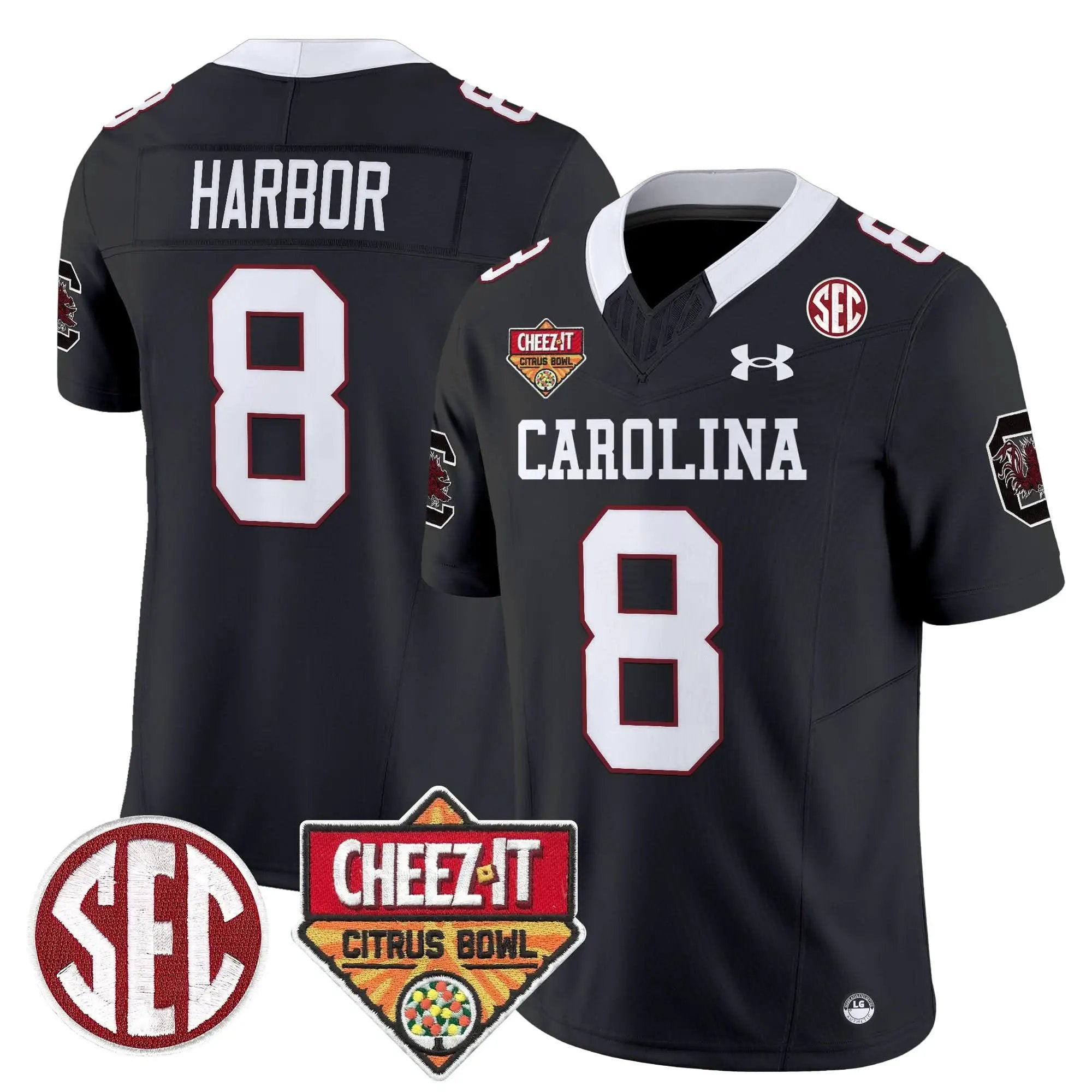 SCG 1980 Throwback Cheez-It Citrus Bowl Patch Vapor Limited Jersey by South Carolina Gamecocks