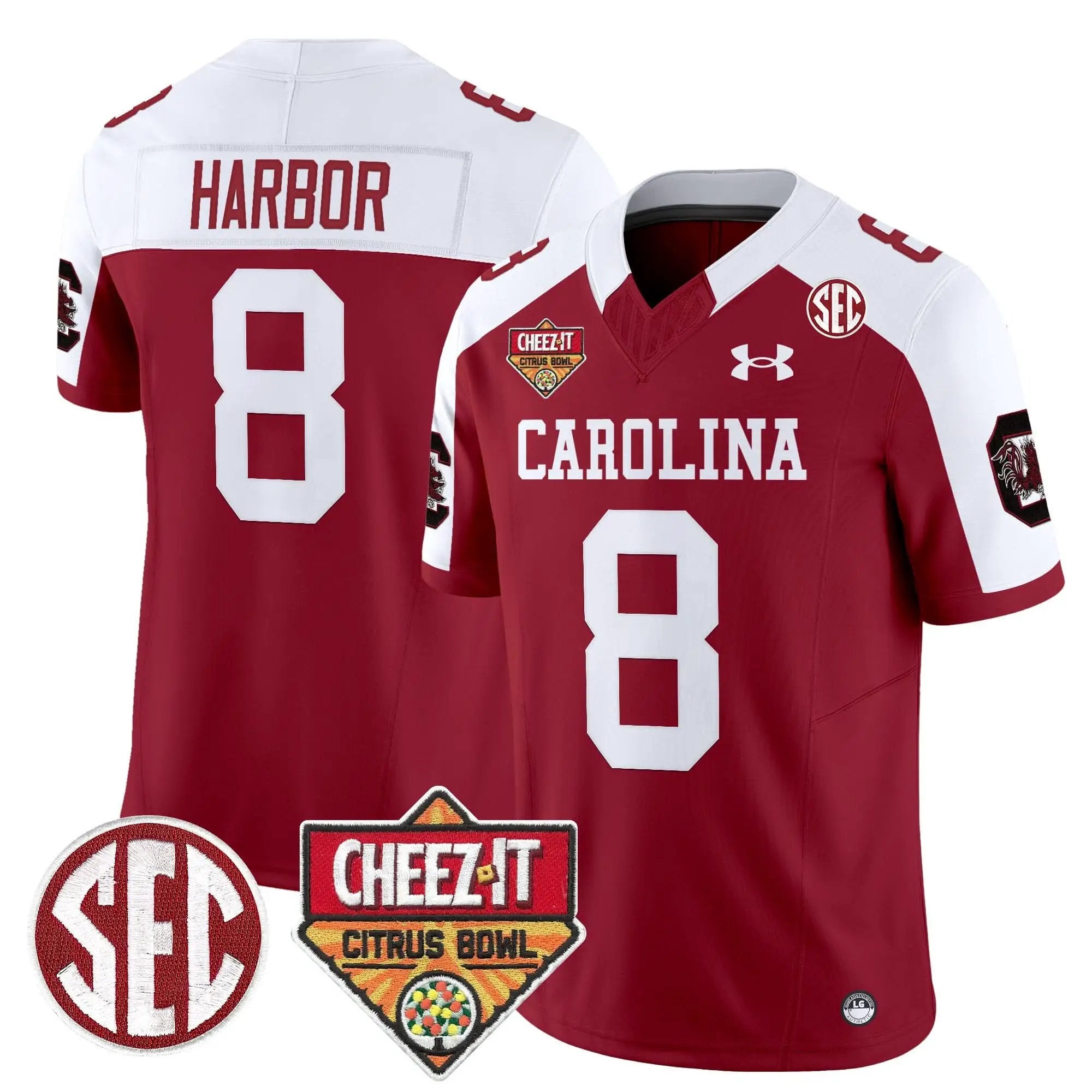 SCG 1980 Throwback Cheez-It Citrus Bowl Patch Vapor Limited Jersey by South Carolina Gamecocks