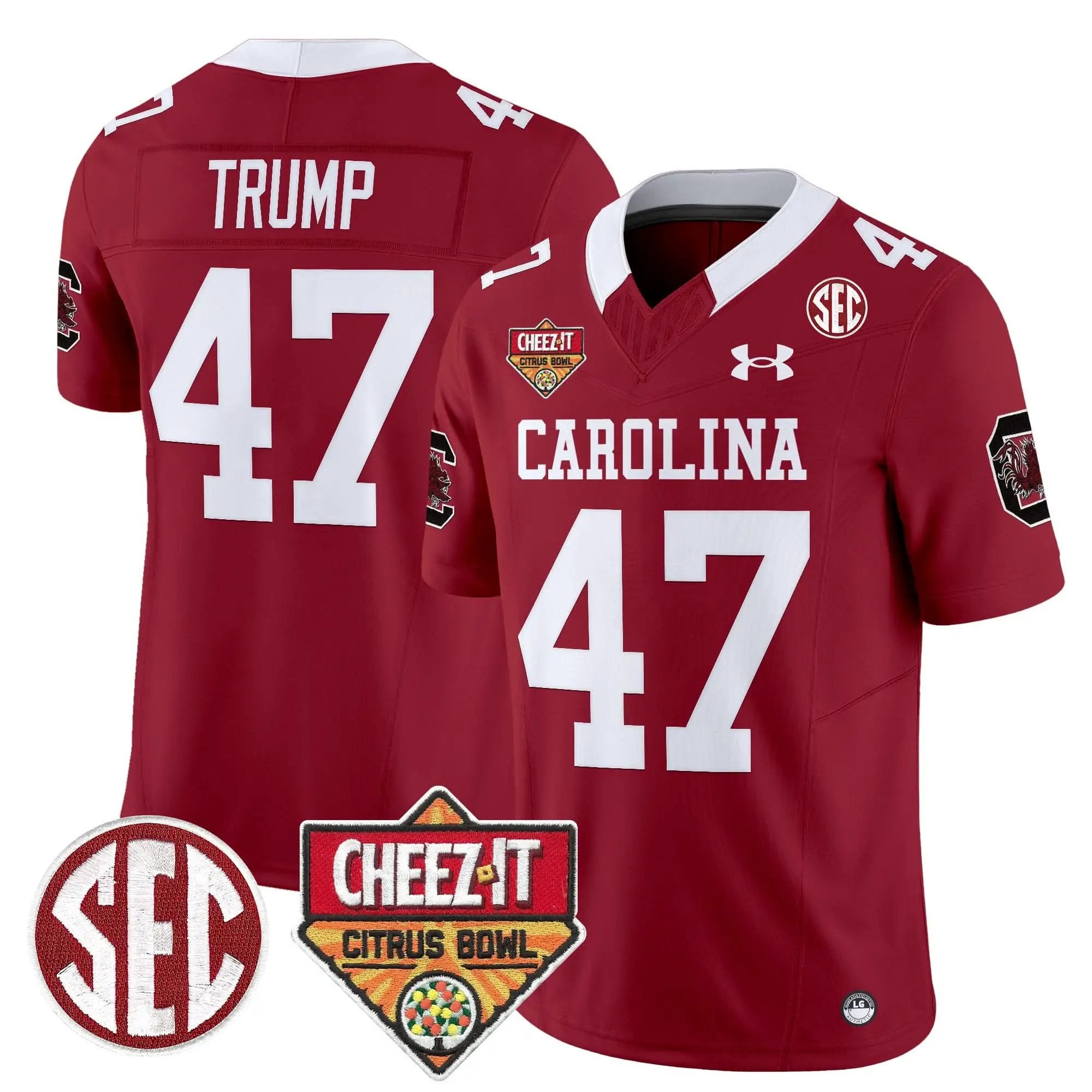 SCG 1980 Throwback Cheez-It Citrus Bowl Patch Vapor Limited Jersey by South Carolina Gamecocks