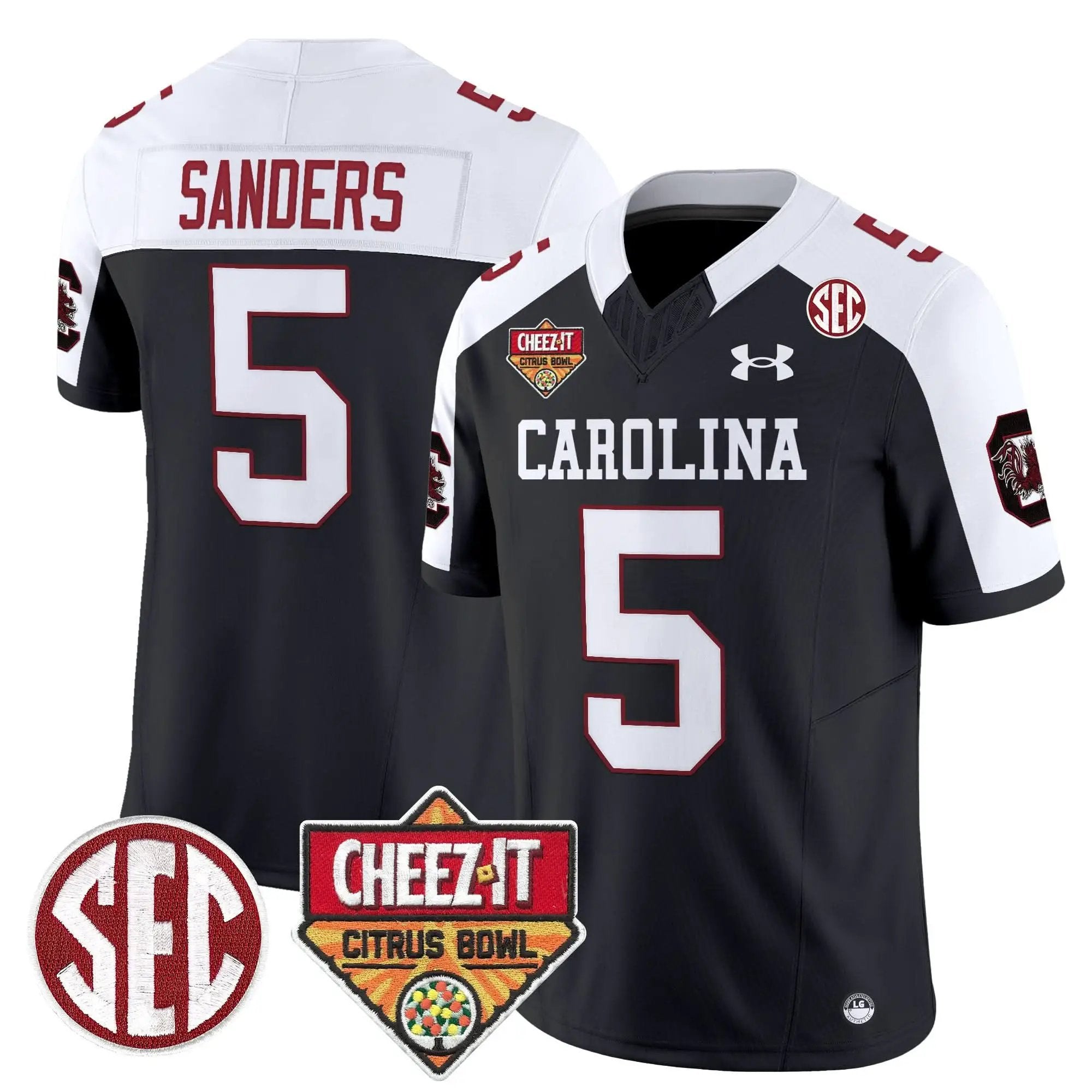 SCG 1980 Throwback Cheez-It Citrus Bowl Patch Vapor Limited Jersey by South Carolina Gamecocks